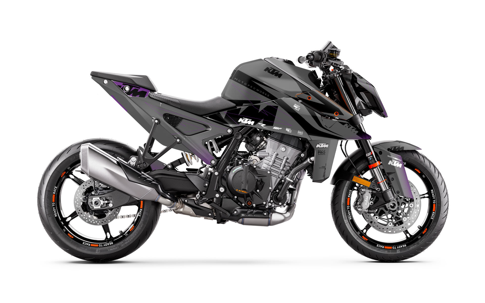 KTM 990 Duke GRÁFICOS - "Revel" (Cinza)