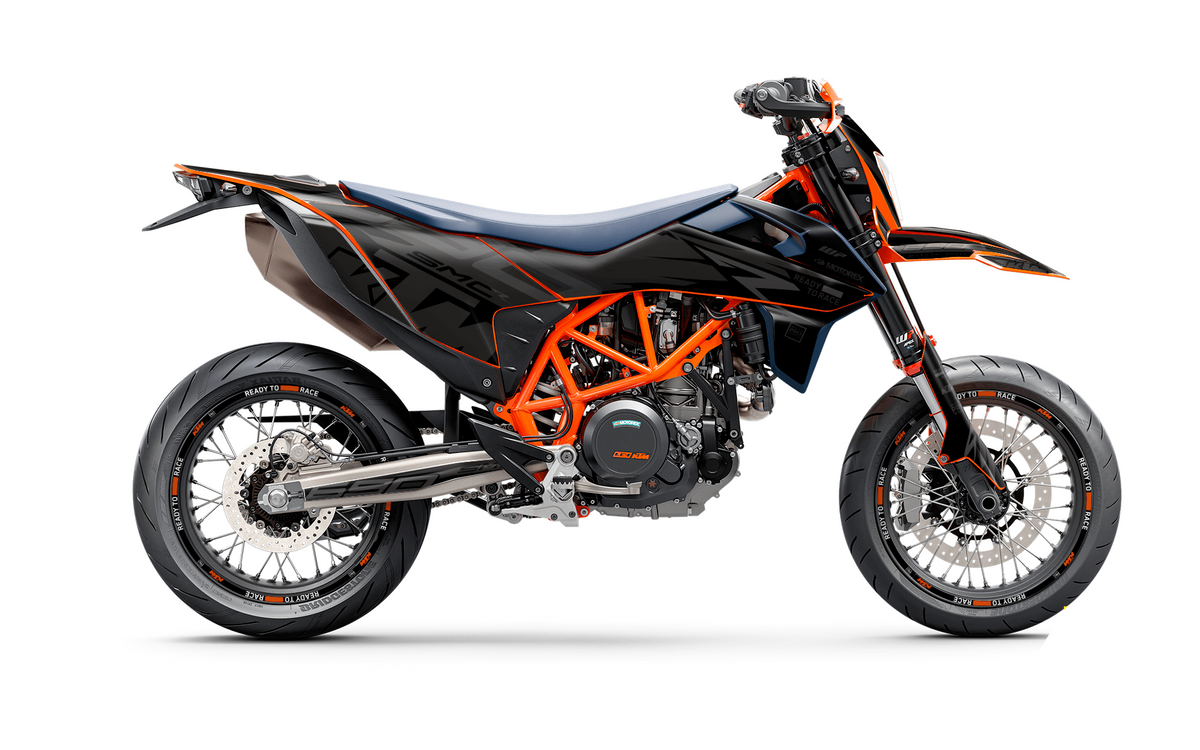 KTM 690 Enduro GRAPHICS - "Quickshift" (Black) - MotoProWorks