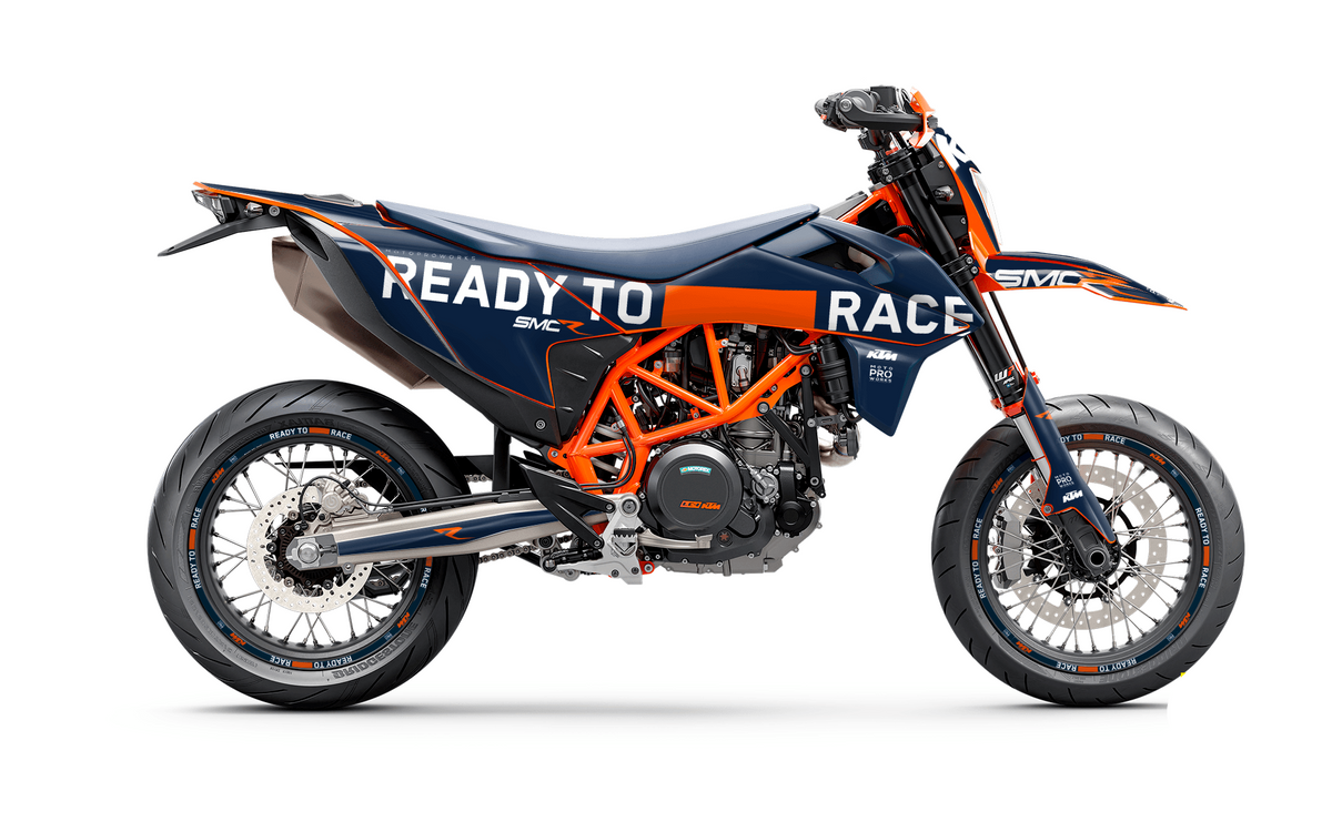 KTM 690 Enduro GRAPHICS - "Ready To Race 2.0" (Blue) - MotoProWorks