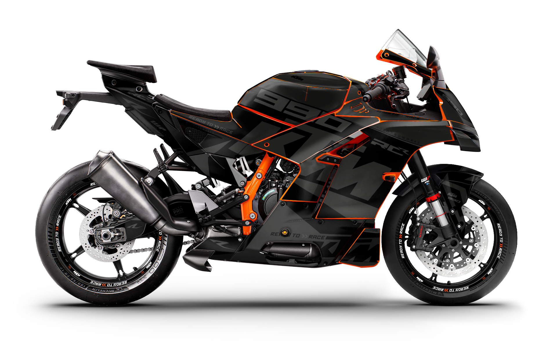 KTM 990 RC R GRAPHICS - "Torque" (Black)