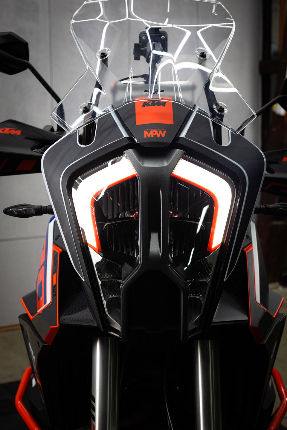 KTM 1290 Super Adventure GRAPHICS - "Fragment" (Black/Orange)