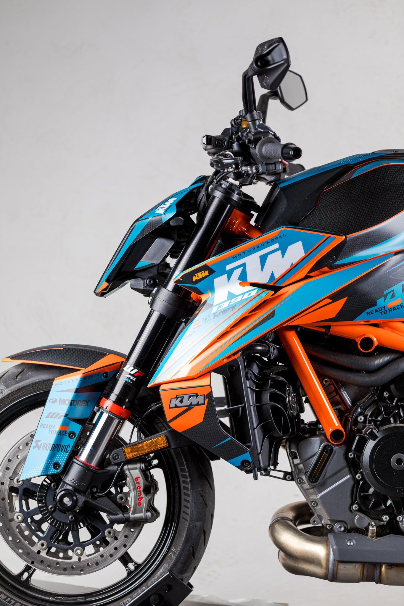 KTM 1390 Super Duke R/Evo GRAPHICS - "Nebula" (Blue) - MotoProWorks
