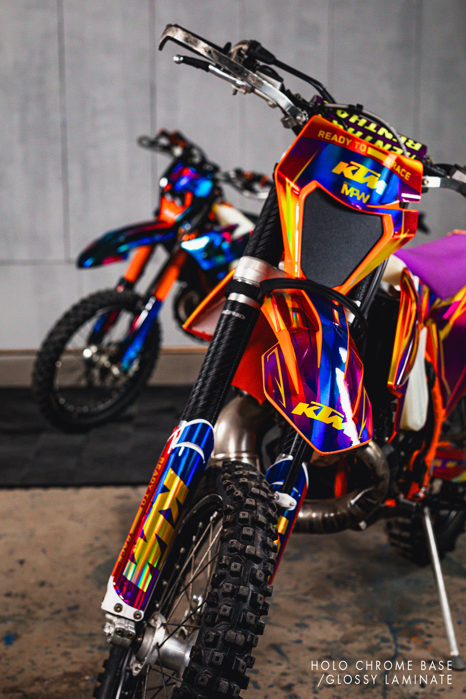 KTM EXC / EXC-F GRÁFICOS - “Veltrix” (Laranja)
