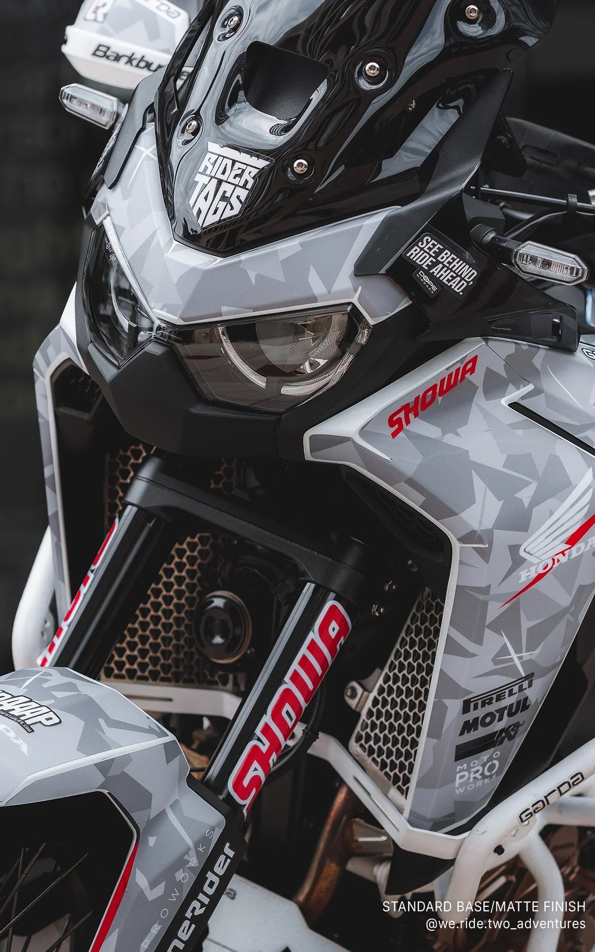 Honda Africa Twin GRAPHICS - "Flake" (We-Ride Edition) - MotoProWorks
