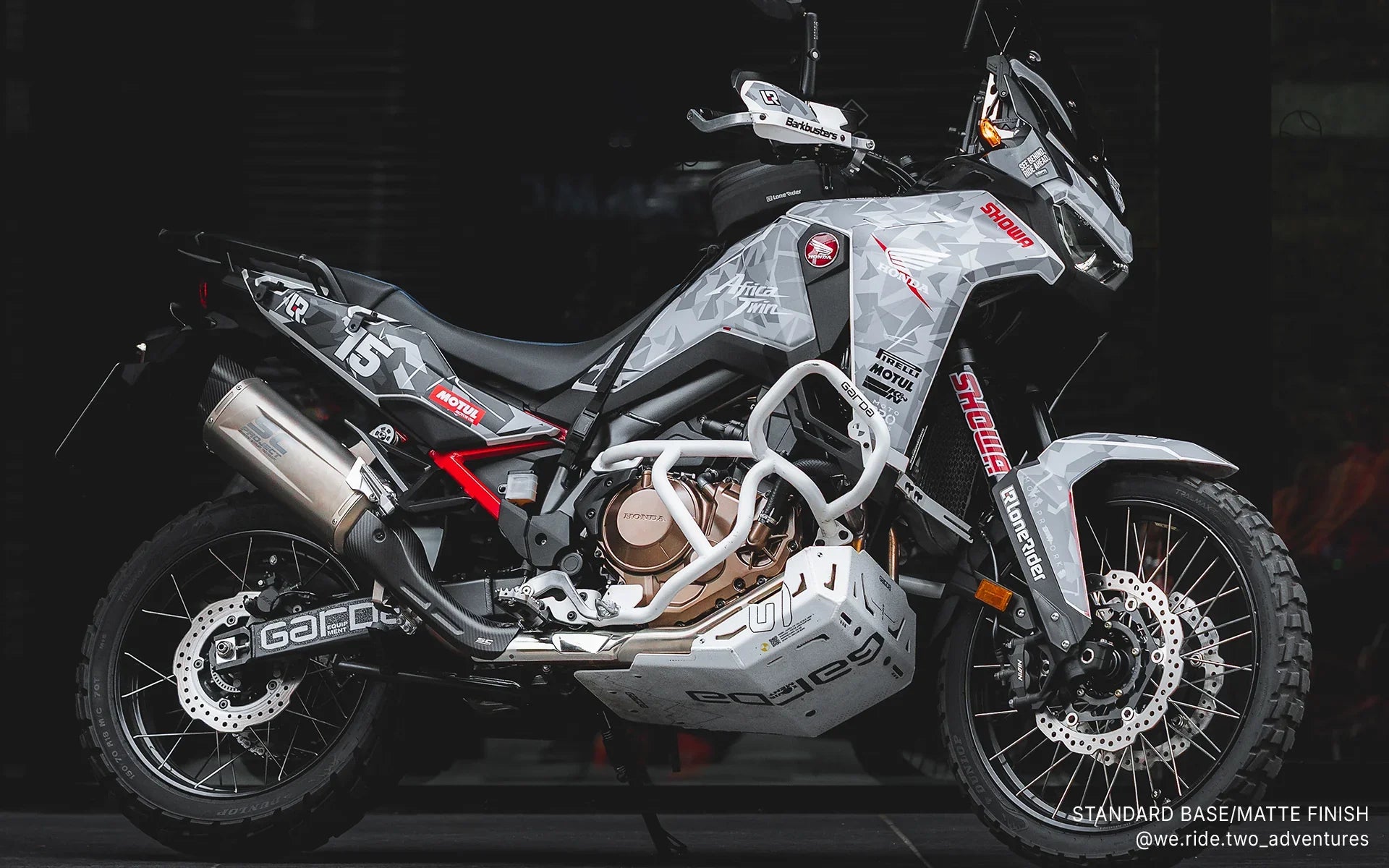 Honda Africa Twin GRAPHICS - "Flake" (We-Ride Edition) - MotoProWorks
