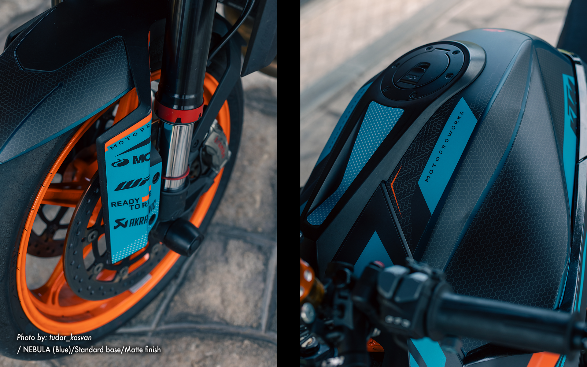 KTM 1290 Super Duke R GRAPHICS - "Nebula" (Blue)