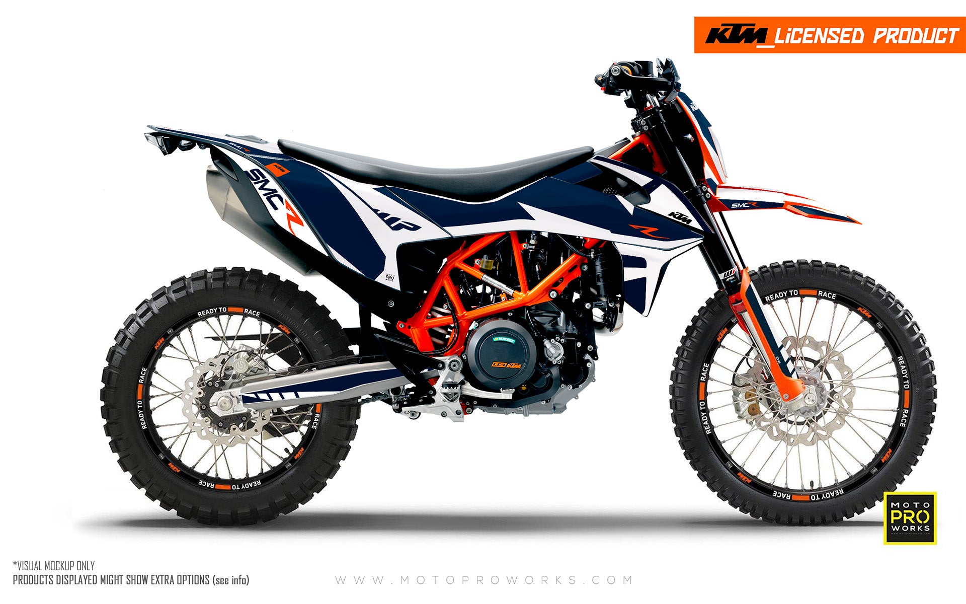 KTM 690 Enduro DEKOR - "Swift" (Blå)