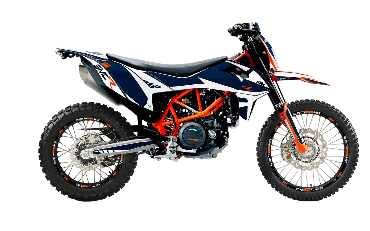 KTM 690 Enduro GRAPHICS - "Swift" (Blue) - MotoProWorks