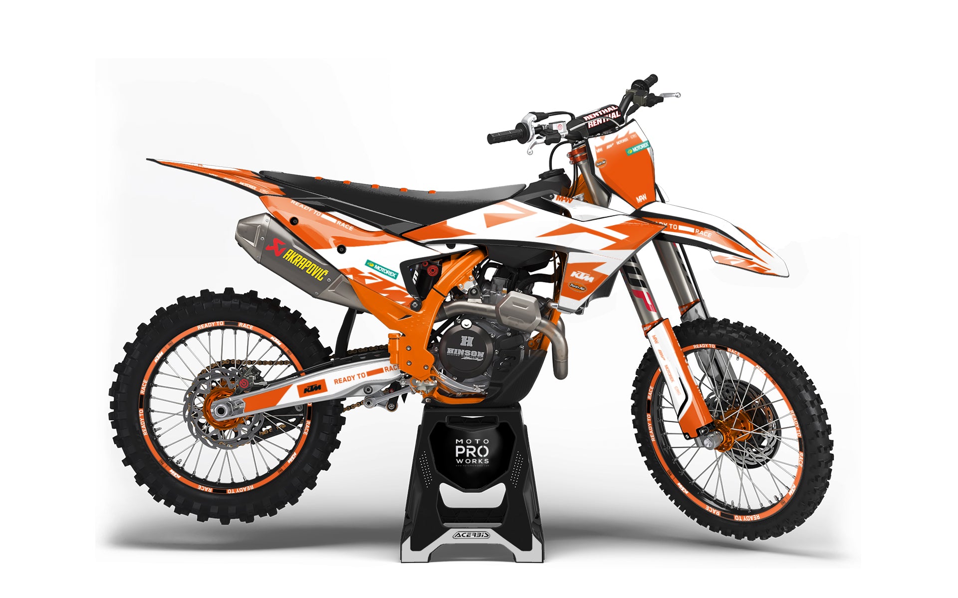 KTM EXC / EXC-F GRÁFICOS - “Podium” (Laranja)