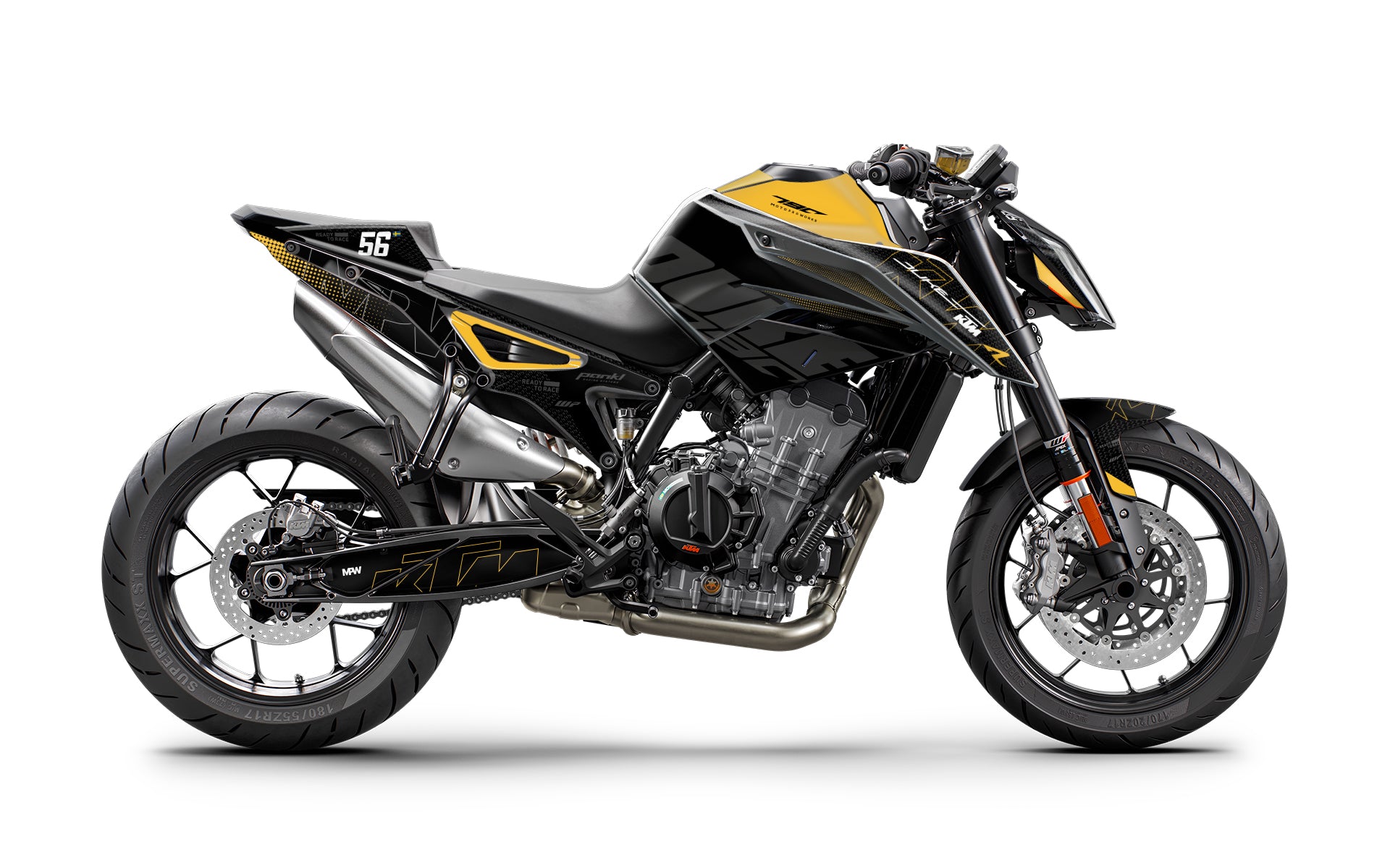 KTM 790/890 Duke GRÁFICOS - “Nyro” (Ouro)
