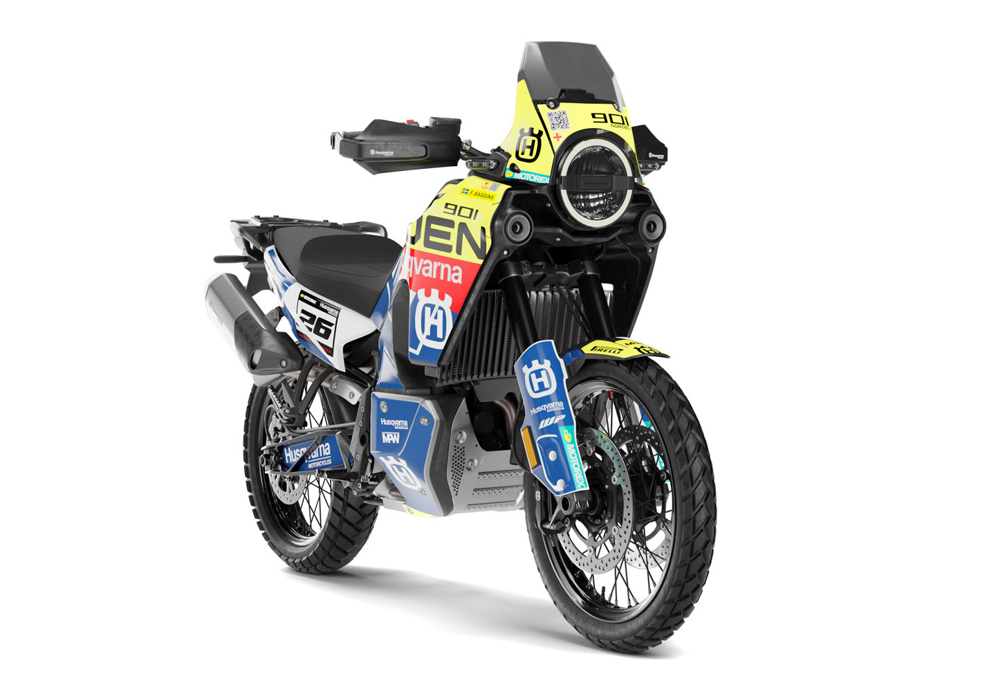 HUSQVARNA Norden 901 DEKALKIT - “P1” (Blå/Röd)