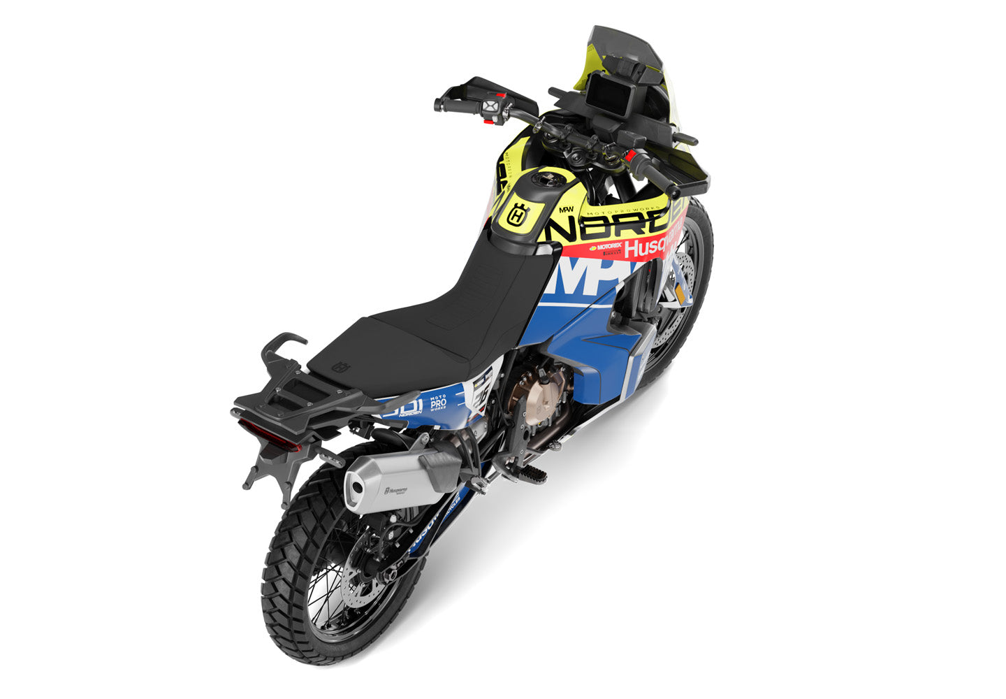 HUSQVARNA Norden 901 DEKALKIT - “P1” (Blå/Röd)