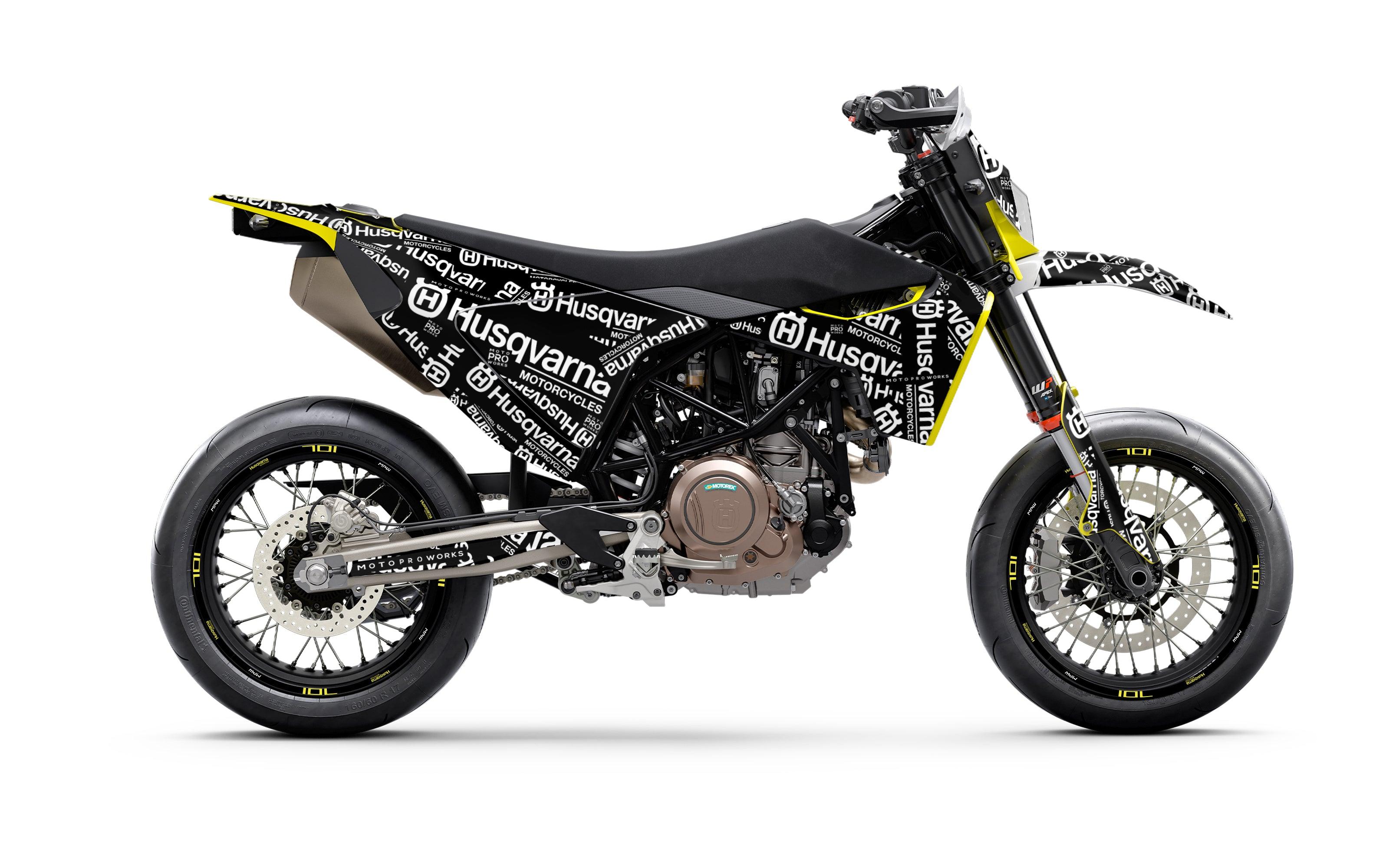 Husqvarna 701 GRAPHICS - "Prototype" (Black) - MotoProWorks