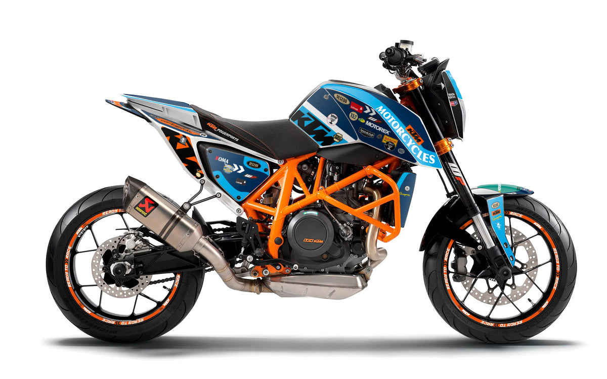 KTM 690 Duke GRAPHICS - "Regera" (Blue)