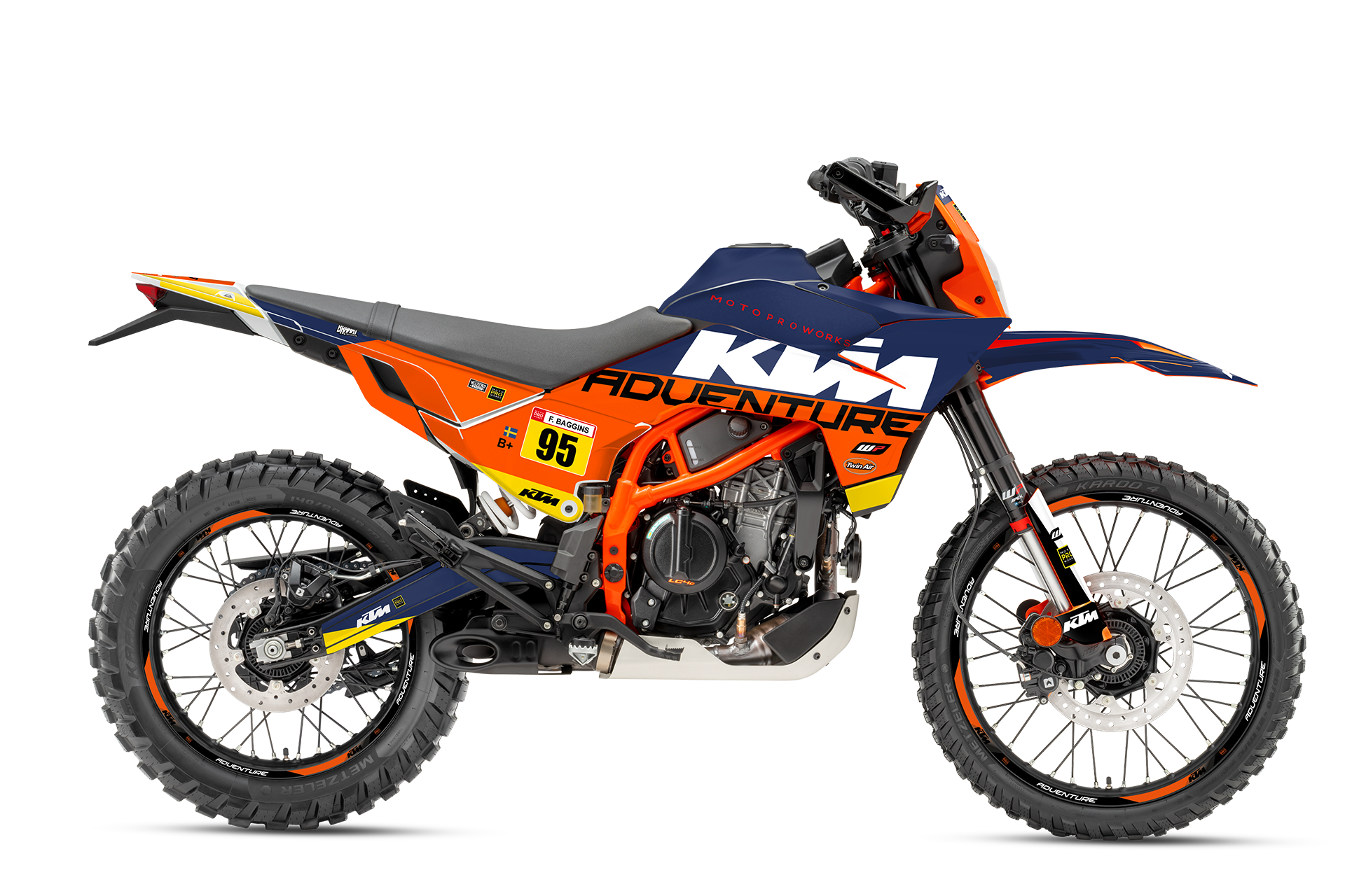KTM 125 Enduro R GRAPHICS - "Waypointer" (Dawn)