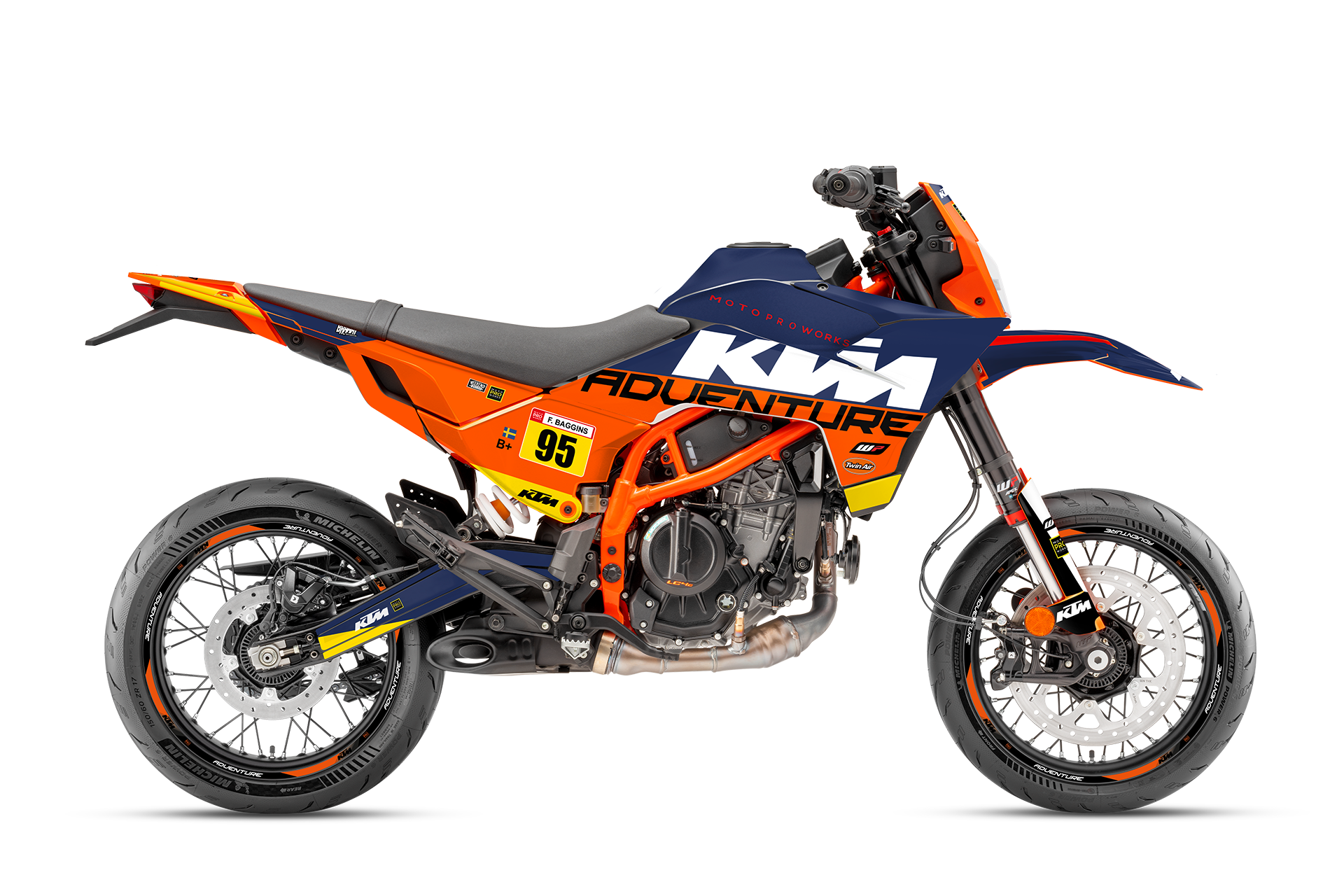 KTM 390 SMC-R GRAPHICS - "Waypointer" (Dawn)