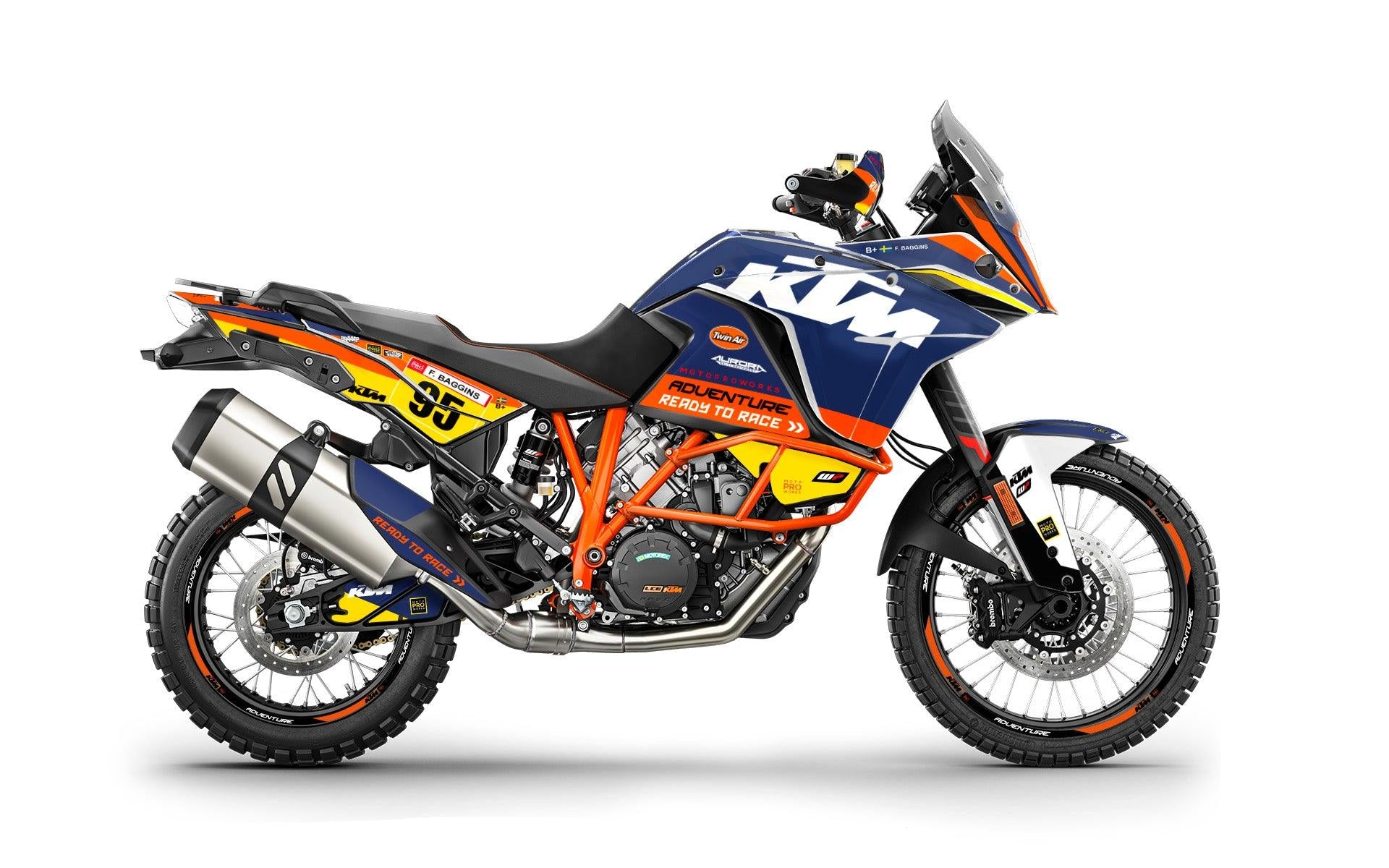 KTM 1050/1090/1190 Adventure GRAPHICS - "WAYPOINTER" (Dawn) - MotoProWorks