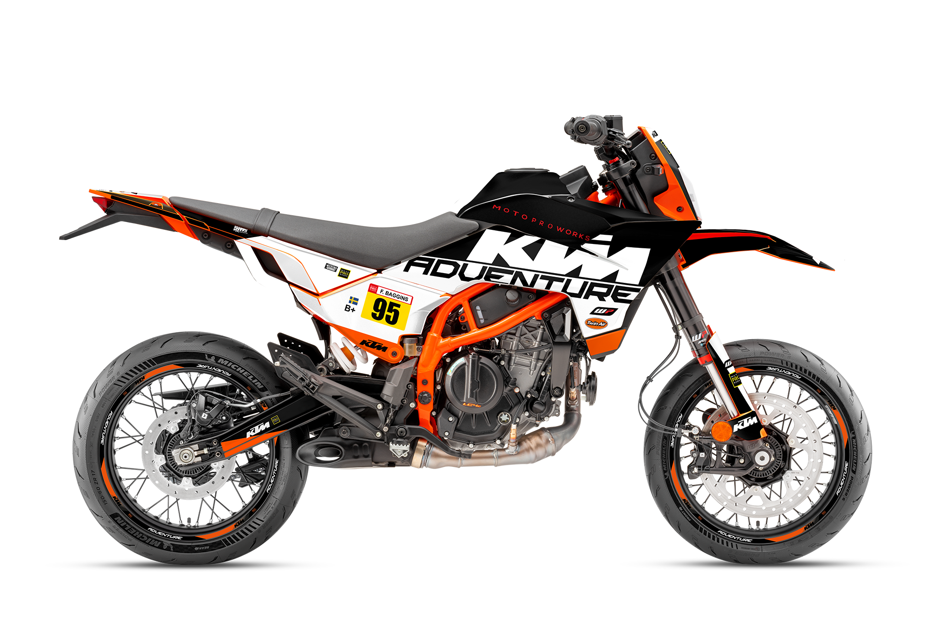KTM 390 SMC-R GRAPHICS - "Waypointer" (Night)