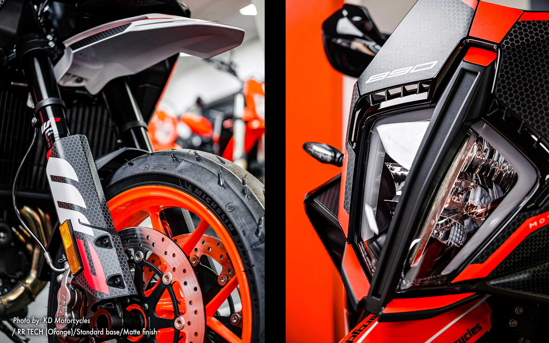 KTM 890 SMT GRÁFICOS - "RR-Tech" (Laranja)