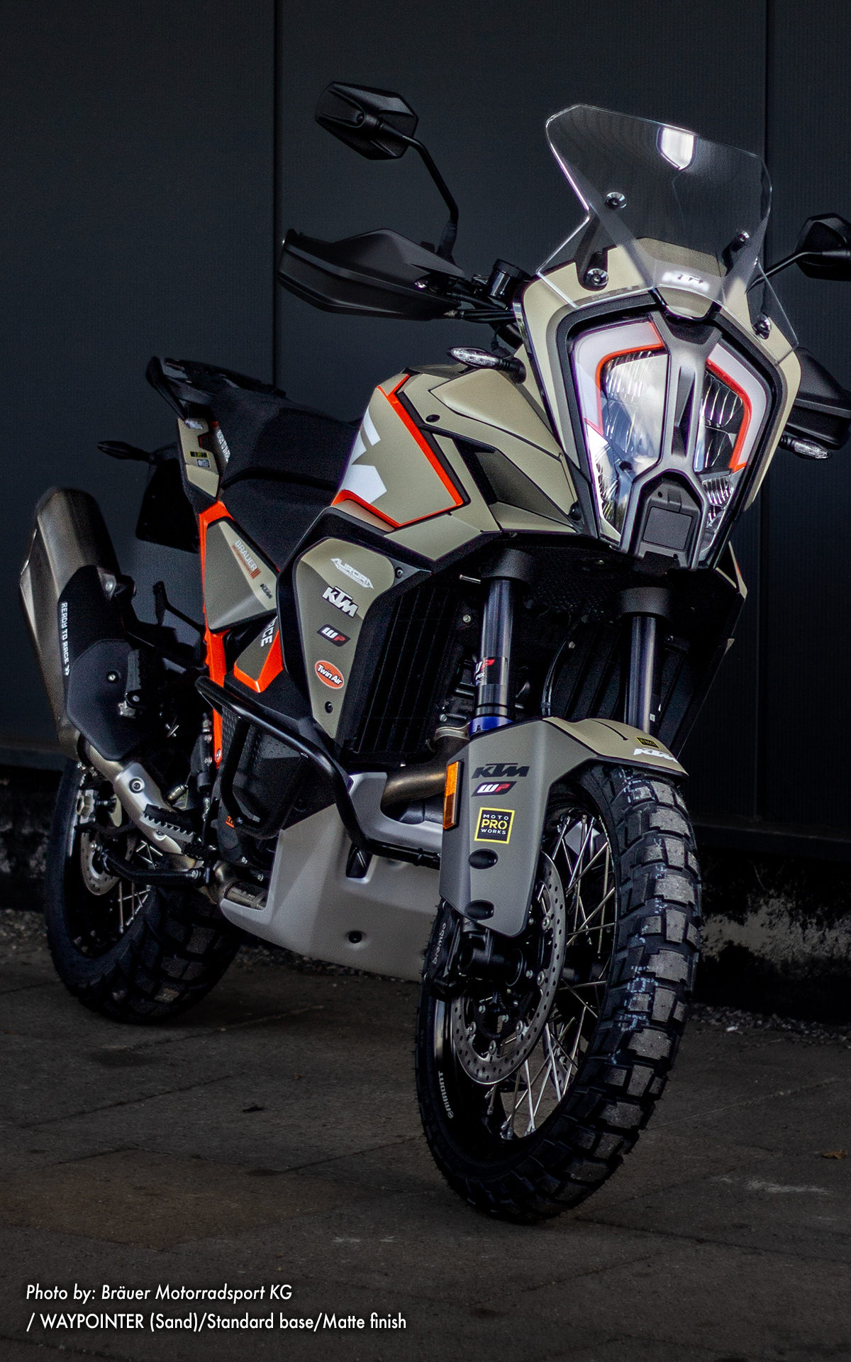 KTM 1290 Super Adventure 2021-2024 GRAPHICS - "Waypointer" (Sand)