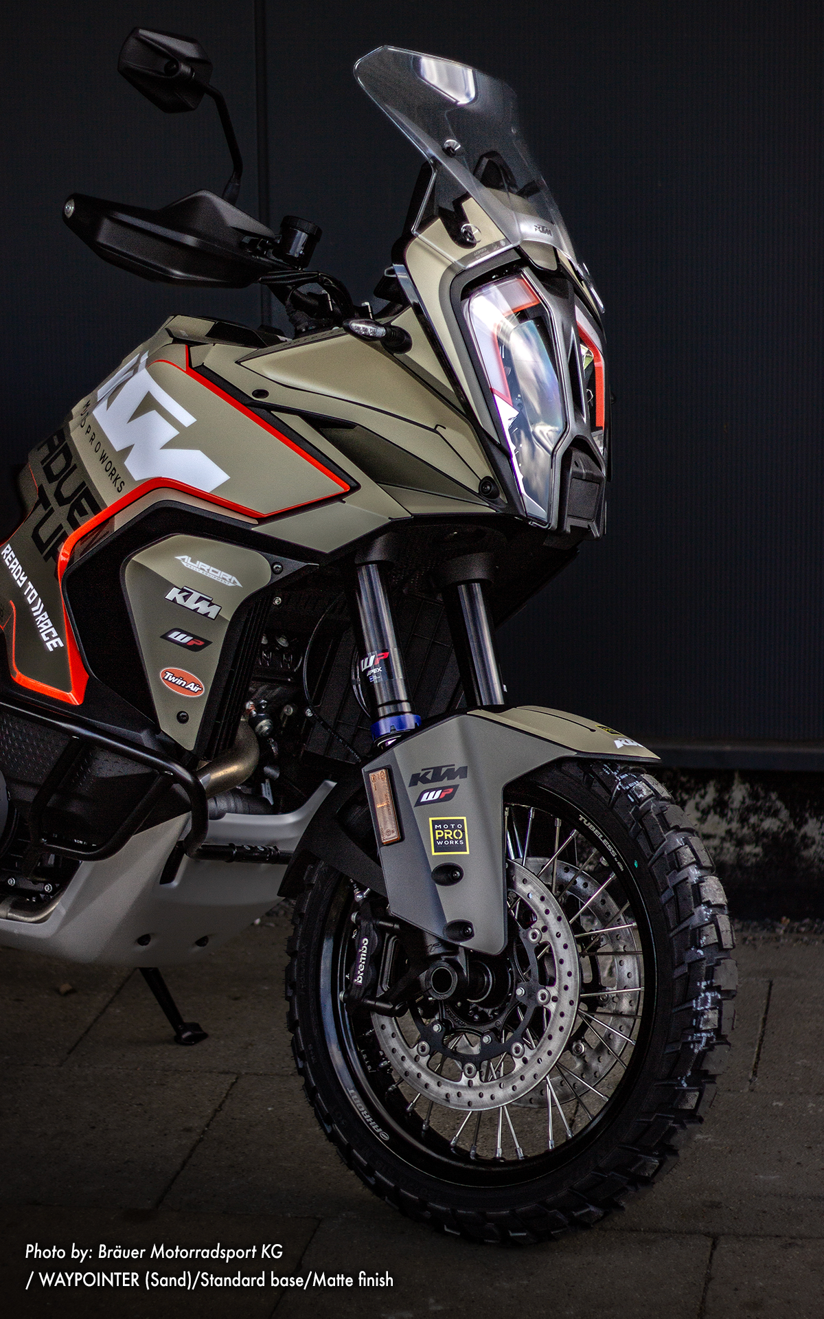 KTM 1290 Super Adventure 2021-2024 GRÁFICOS - "Waypointer" (Sand)