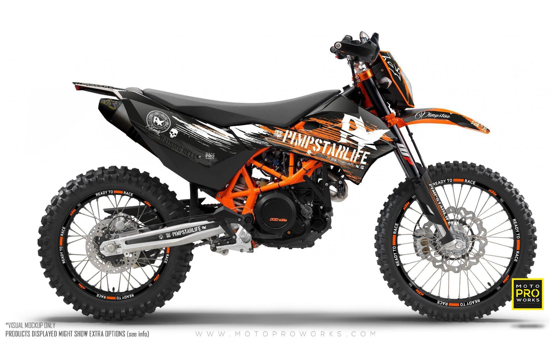 KTM GRAPHICS - Pimpstarlife "HELLION" (orange) - MotoProWorks