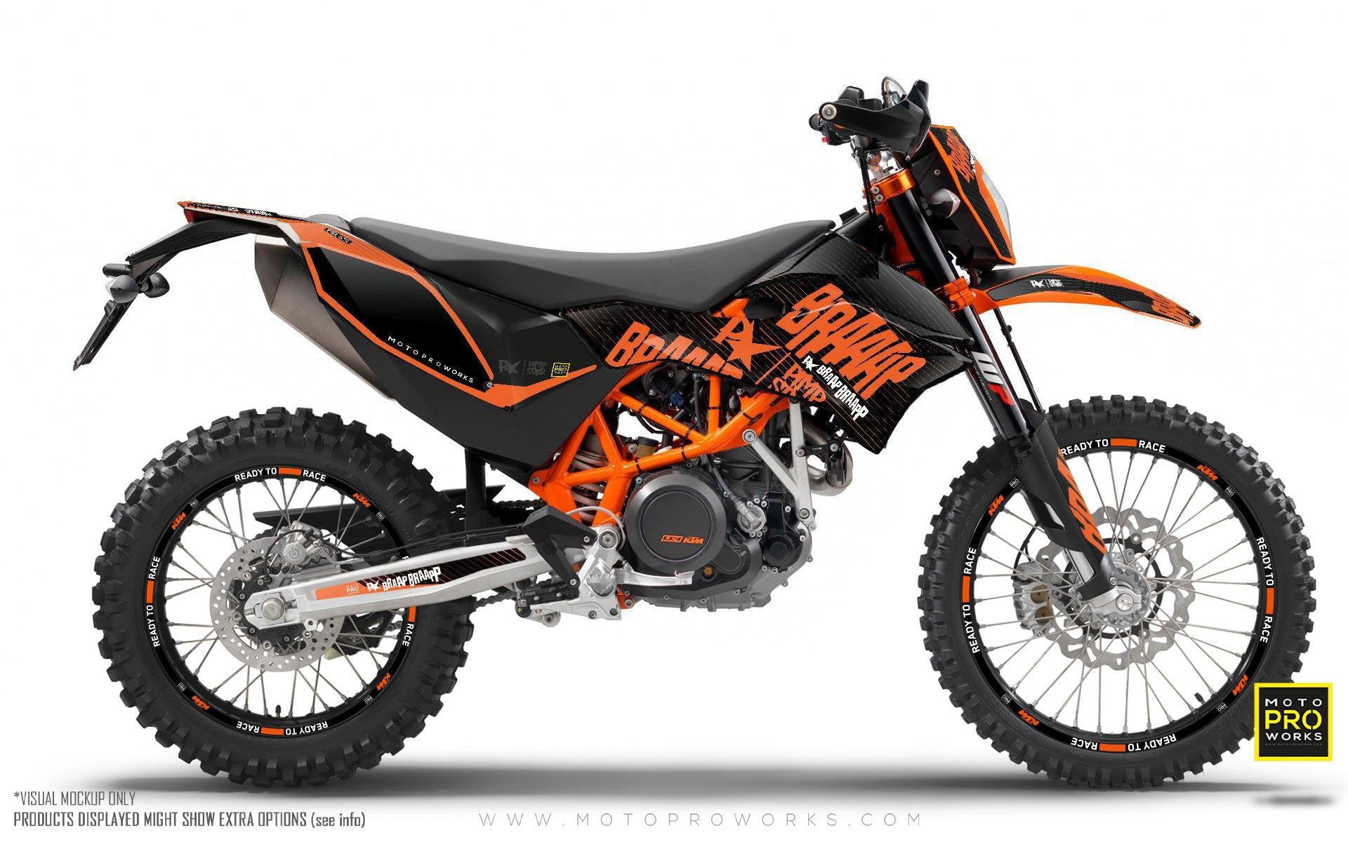 KTM GRAPHICS - Pimpstarlife "BRAAAP" (orange) - MotoProWorks