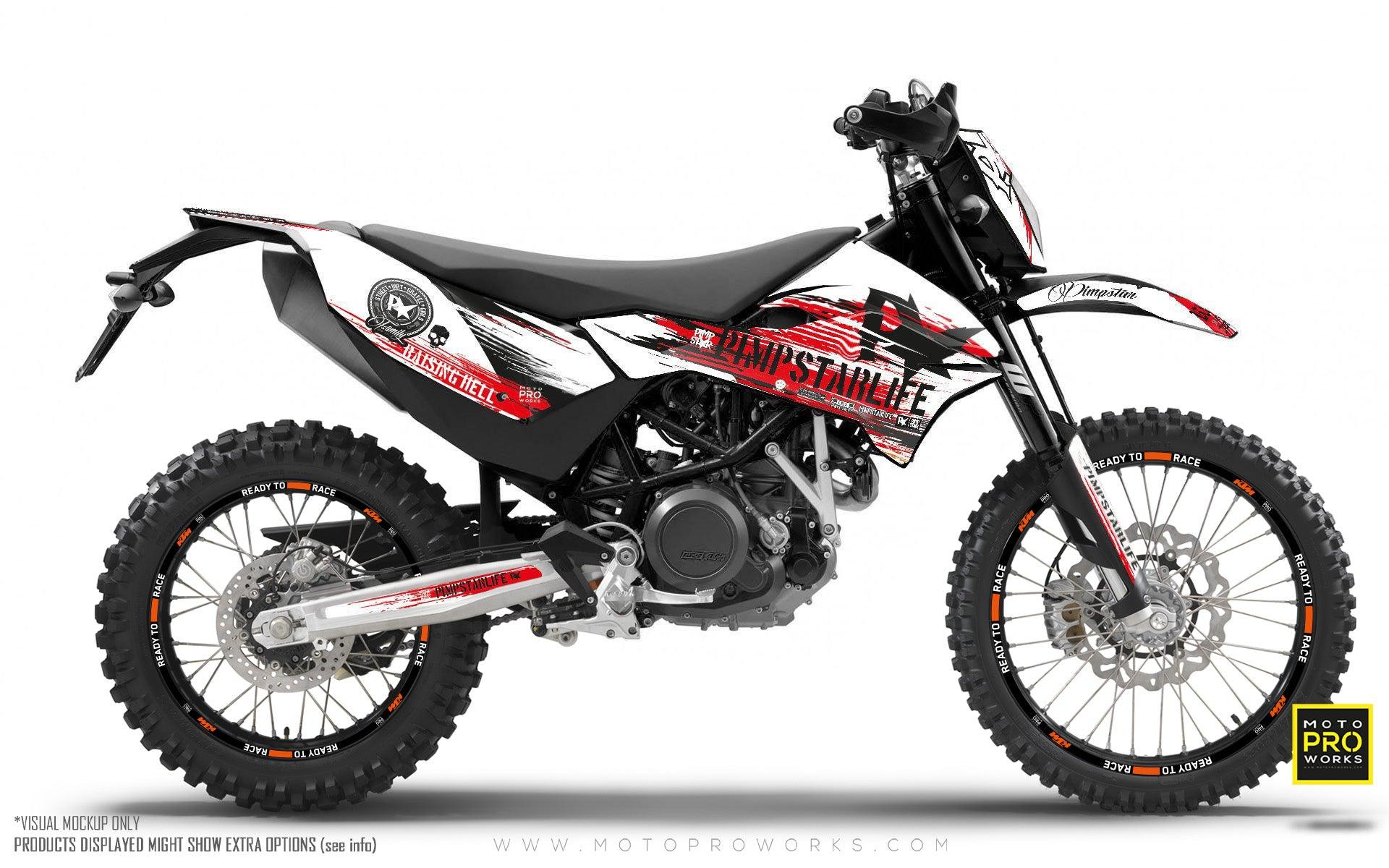 KTM GRAPHICS - Pimpstarlife "HELLION" (red) - MotoProWorks