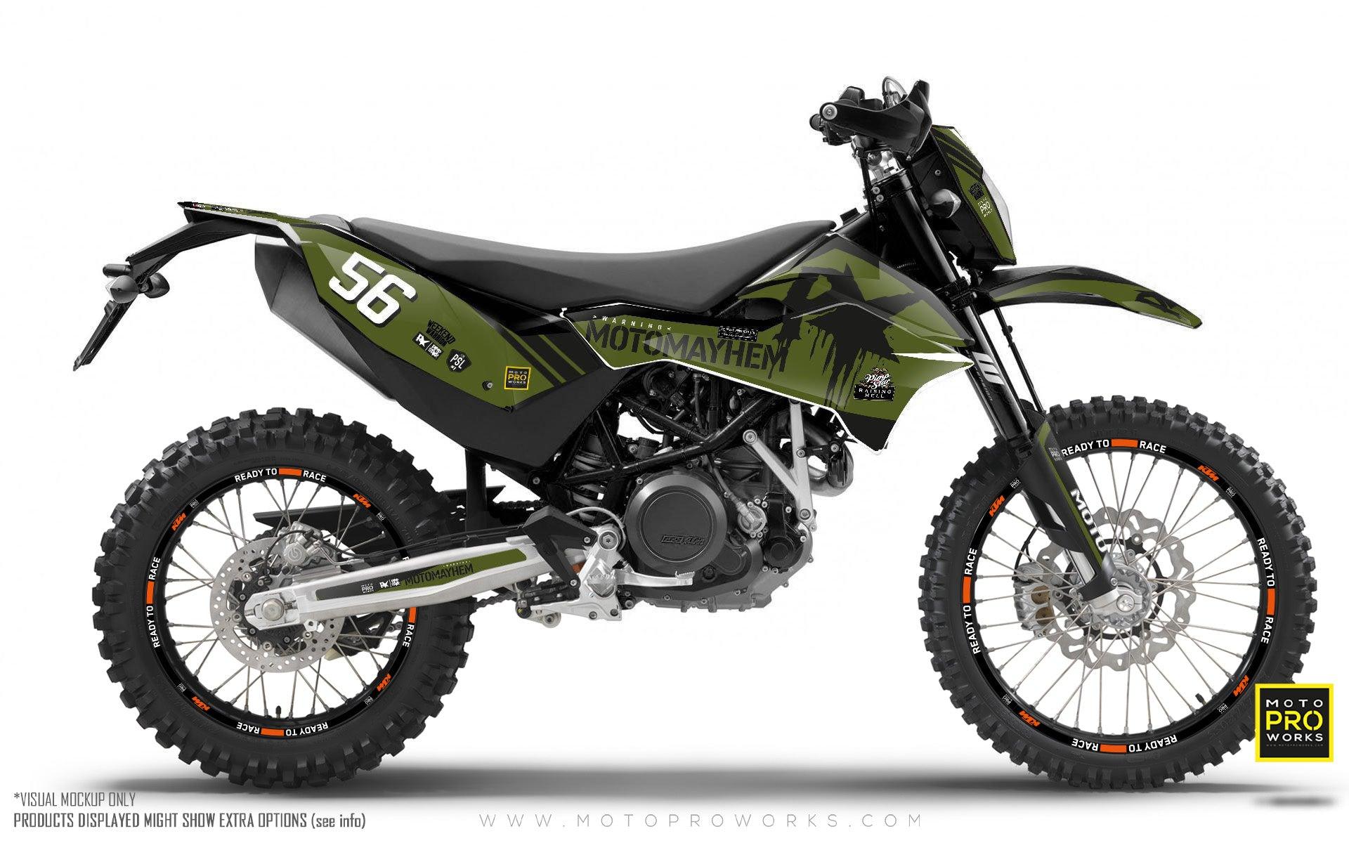 KTM GRAPHICS - Pimpstarlife "HOORAH" (green) - MotoProWorks