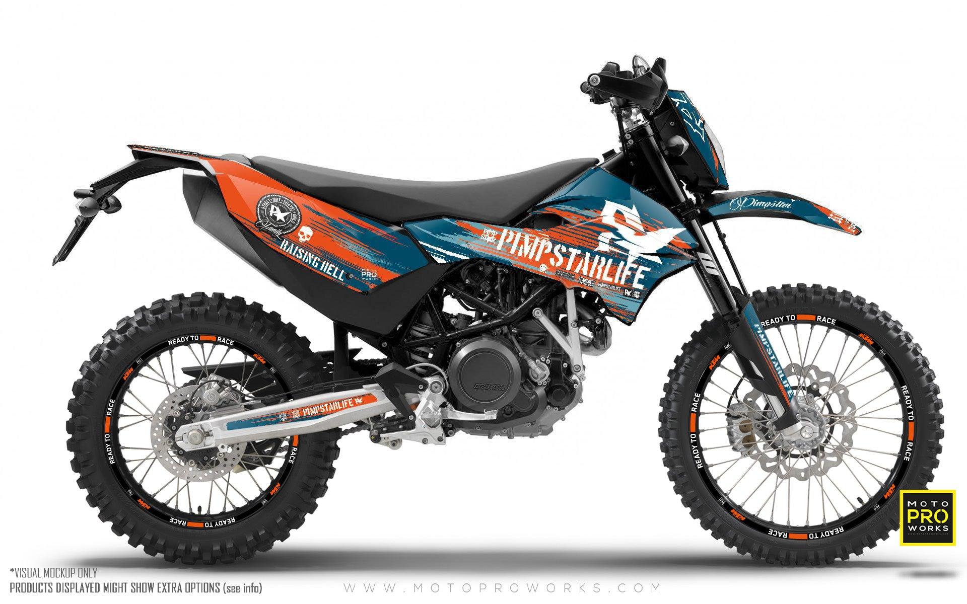 KTM GRAPHICS - Pimpstarlife "HELLION" (blue) - MotoProWorks