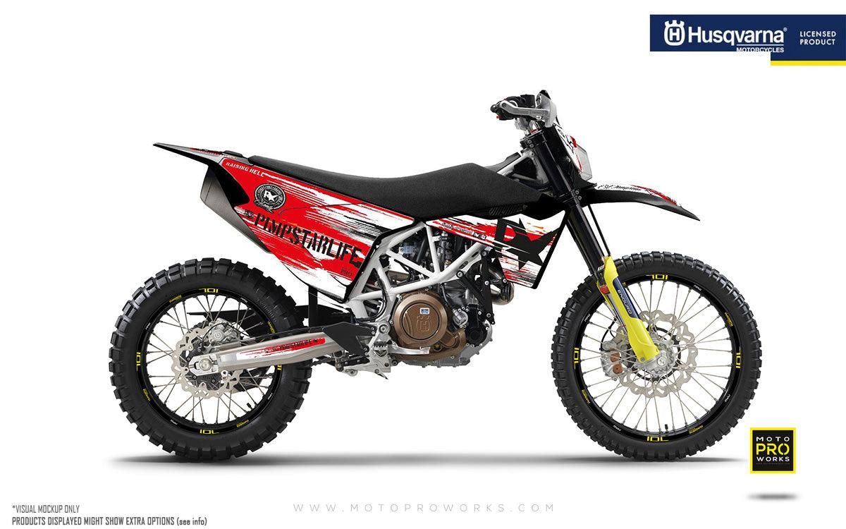 Husqvarna GRAPHICS - Pimpstarlife "HELLION" (red) - MotoProWorks