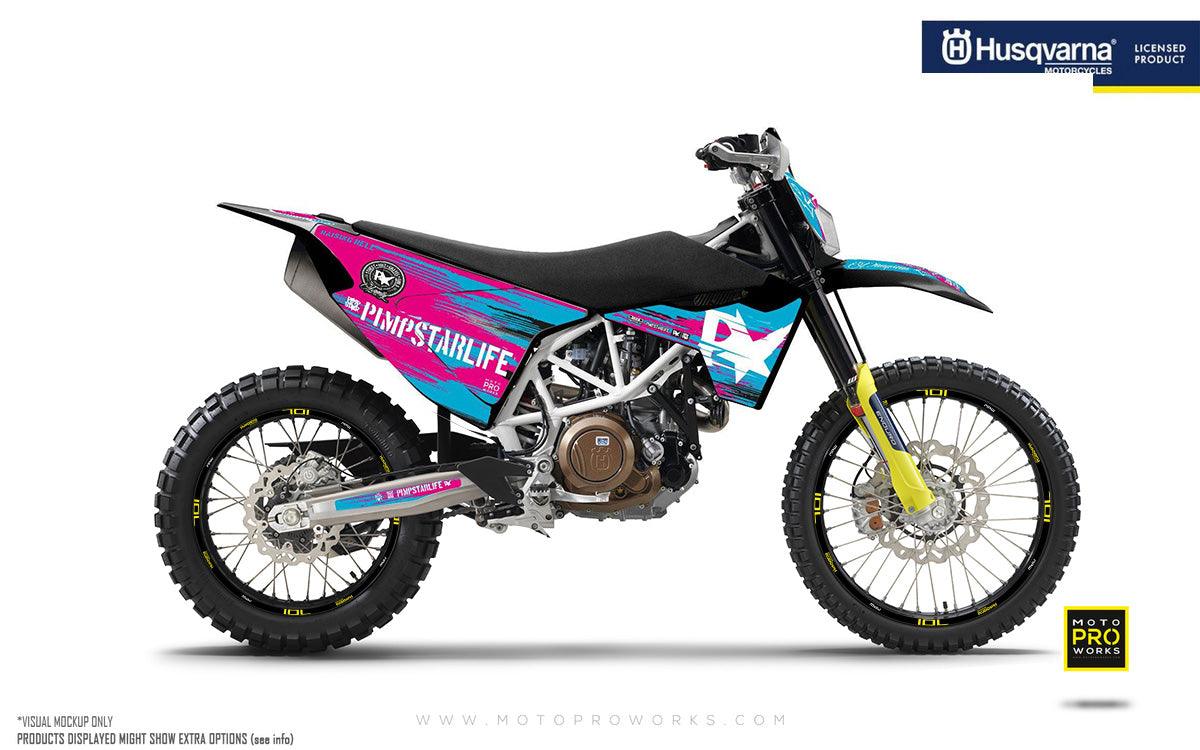 Husqvarna GRAPHICS - Pimpstarlife "HELLION" (turquoise) - MotoProWorks