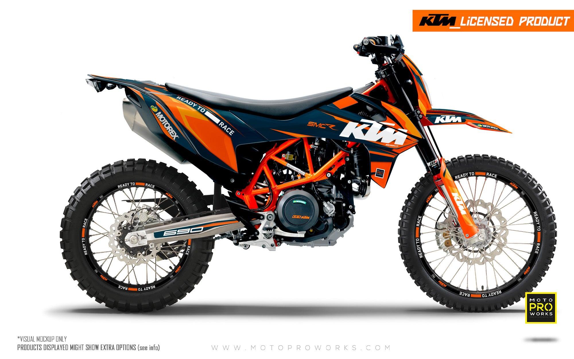 KTM GRAPHICS - 690 SMC-R "Colibri" (Orange) - MotoProWorks