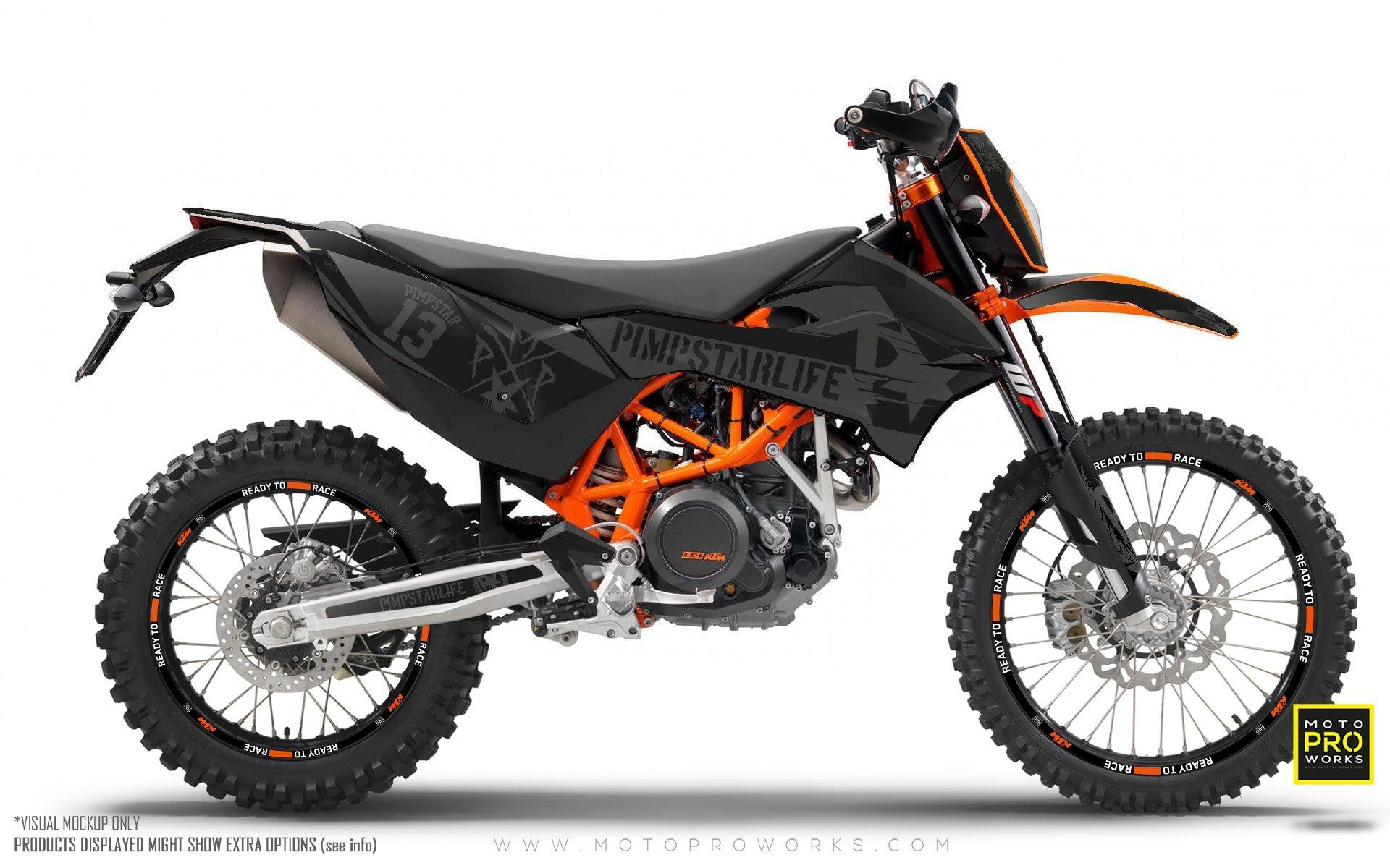 KTM GRAPHICS - Pimpstarlife "BATTLESCAR" (dark) - MotoProWorks