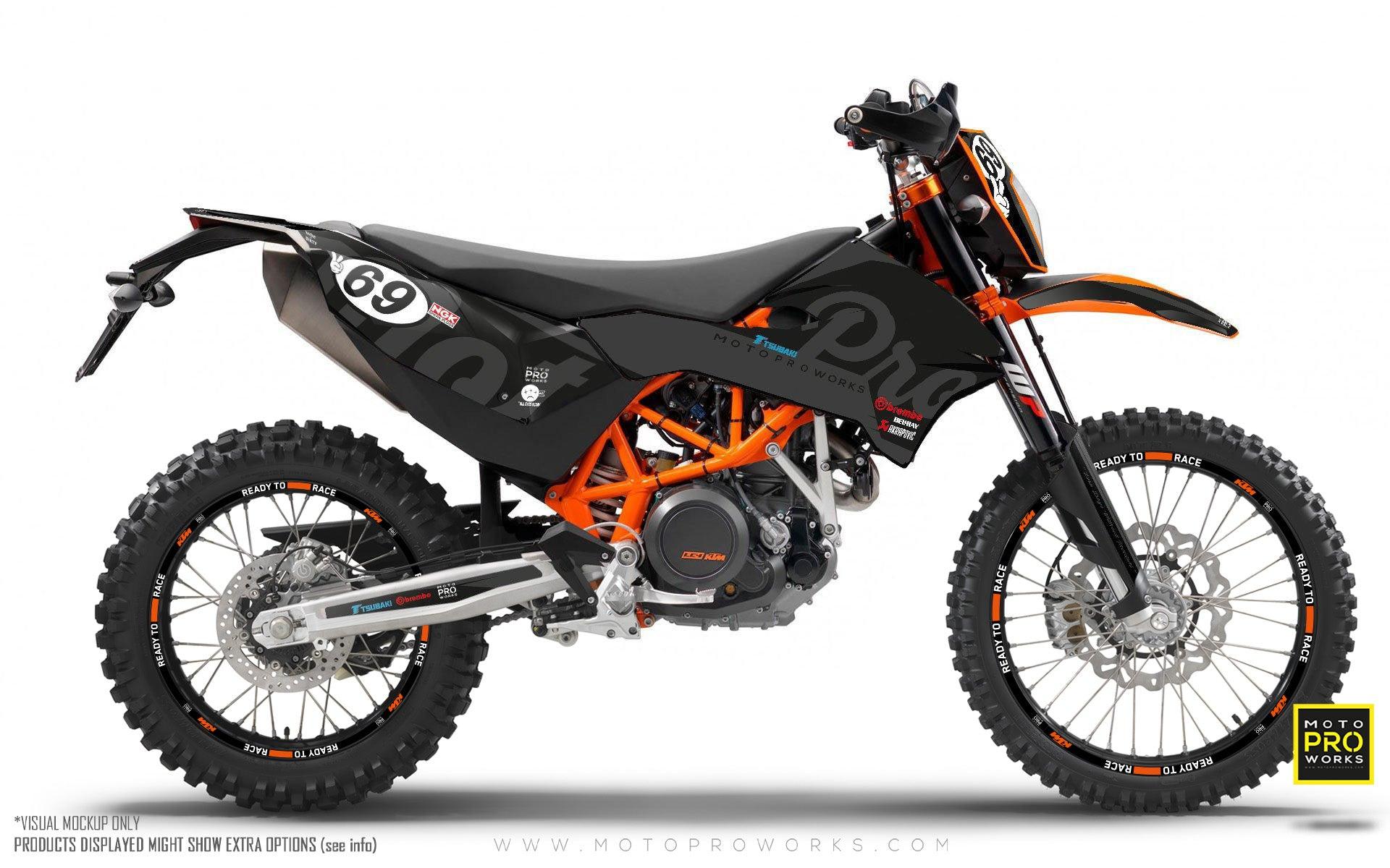KTM GRAPHICS - "MIDNIGHT" (dark) - MotoProWorks