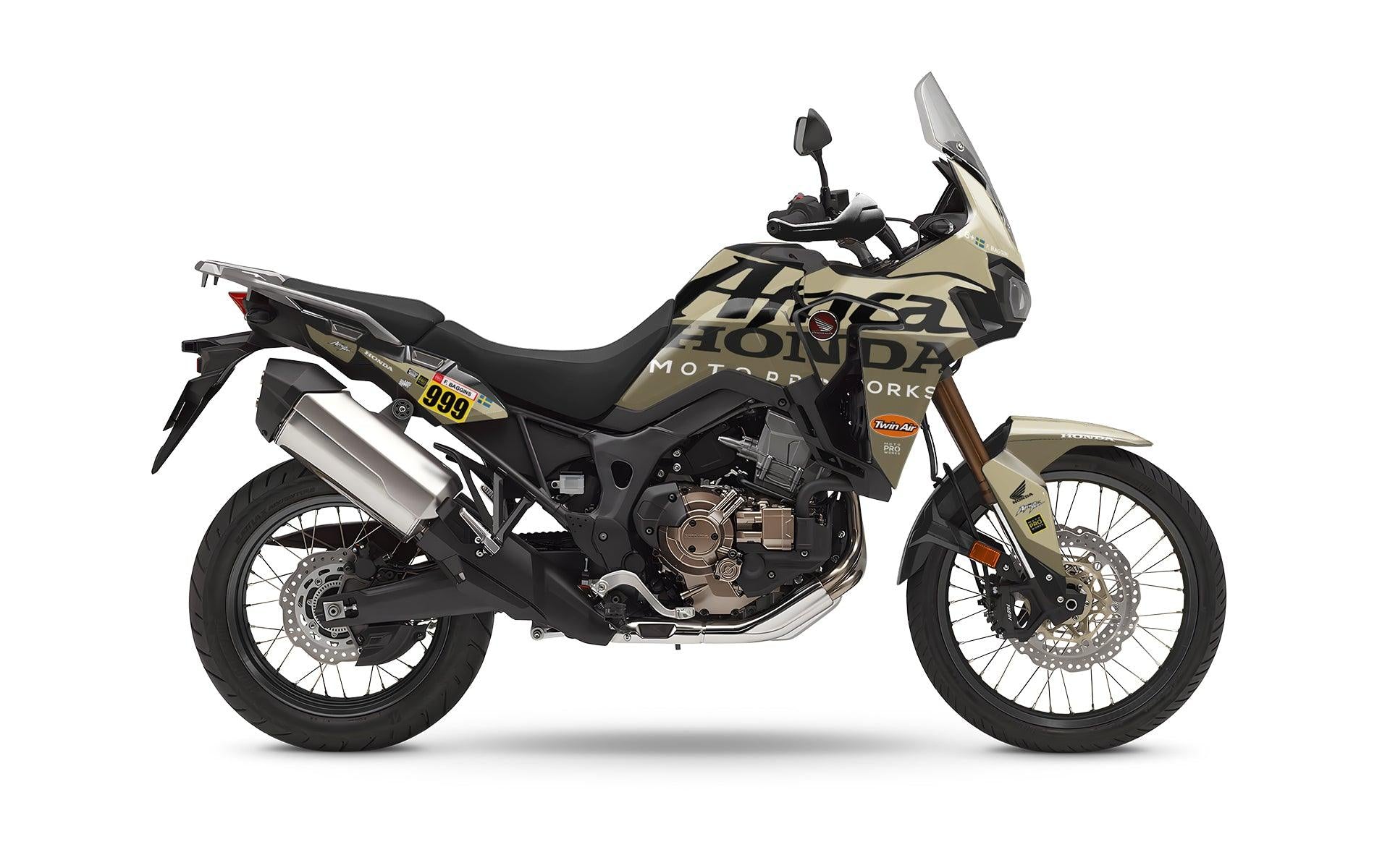 Honda Africa Twin 2016-2017 GRAPHICS - "Waypointer" (Sand) - MotoProWorks