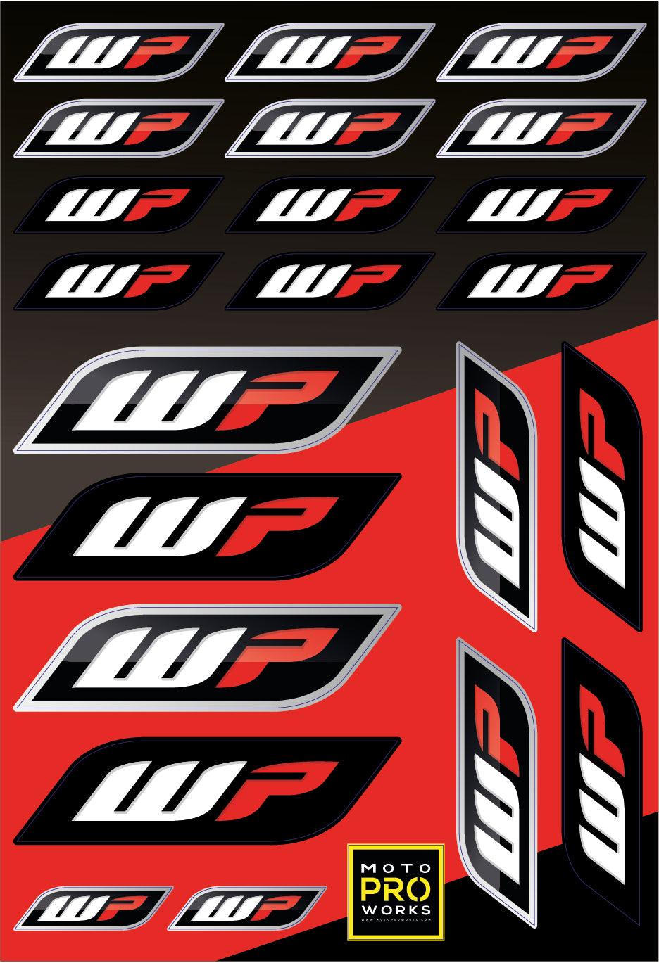 WP Sticker Sheet "Logo" - MotoProWorks