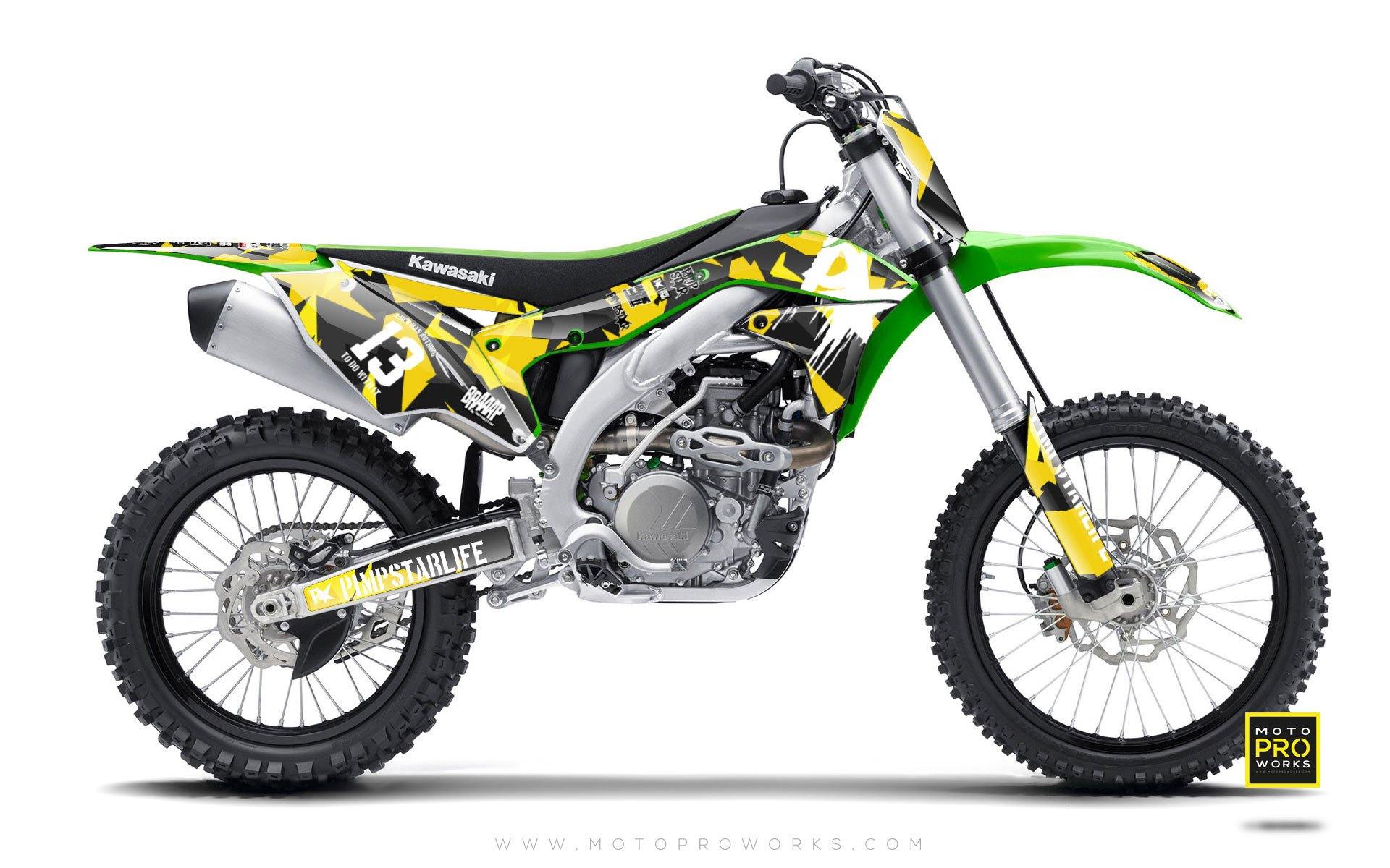 Kawasaki GRAPHIC KIT - "M90" (wasp) - MotoProWorks | Decals and Bike Graphic kit