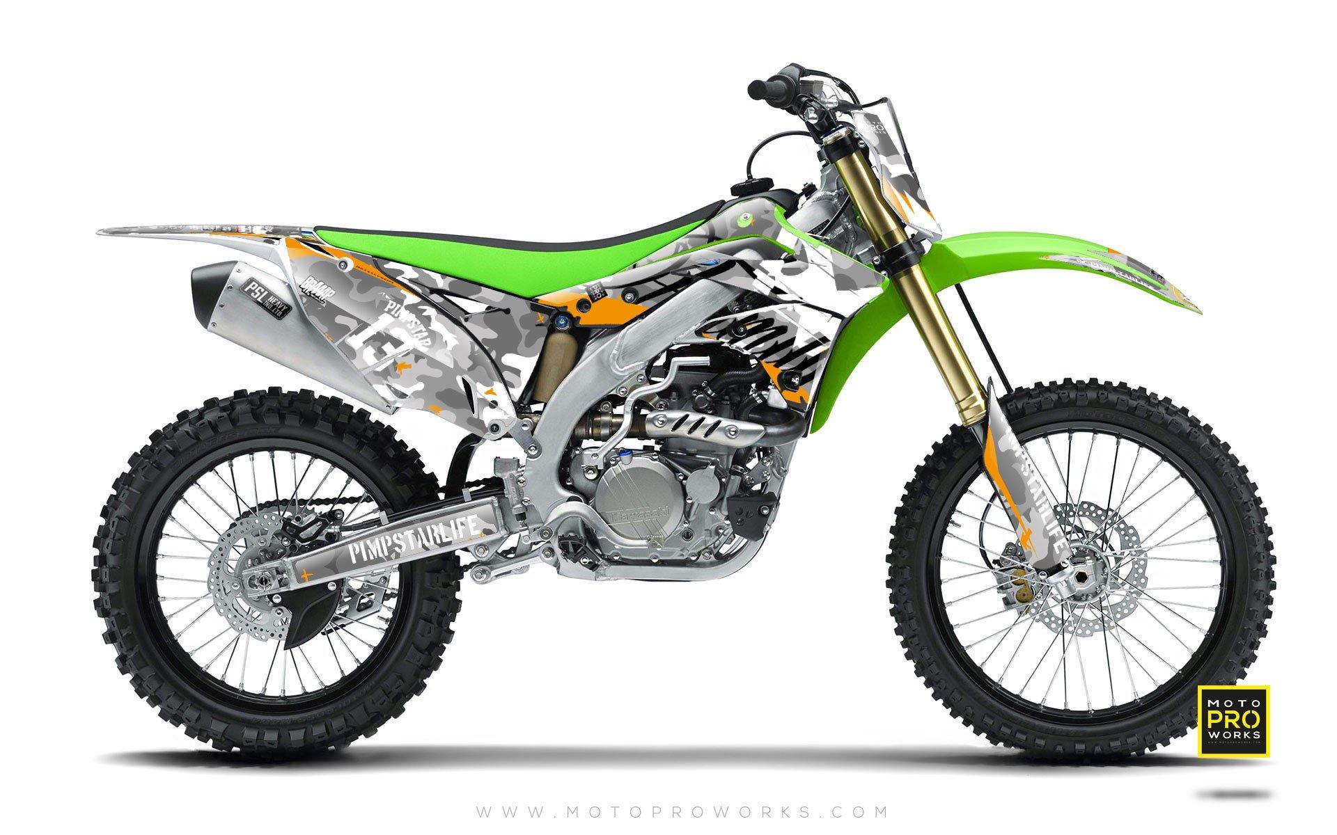 Kawasaki GRAPHIC KIT - "WILDCAMO" (snow) - MotoProWorks | Decals and Bike Graphic kit