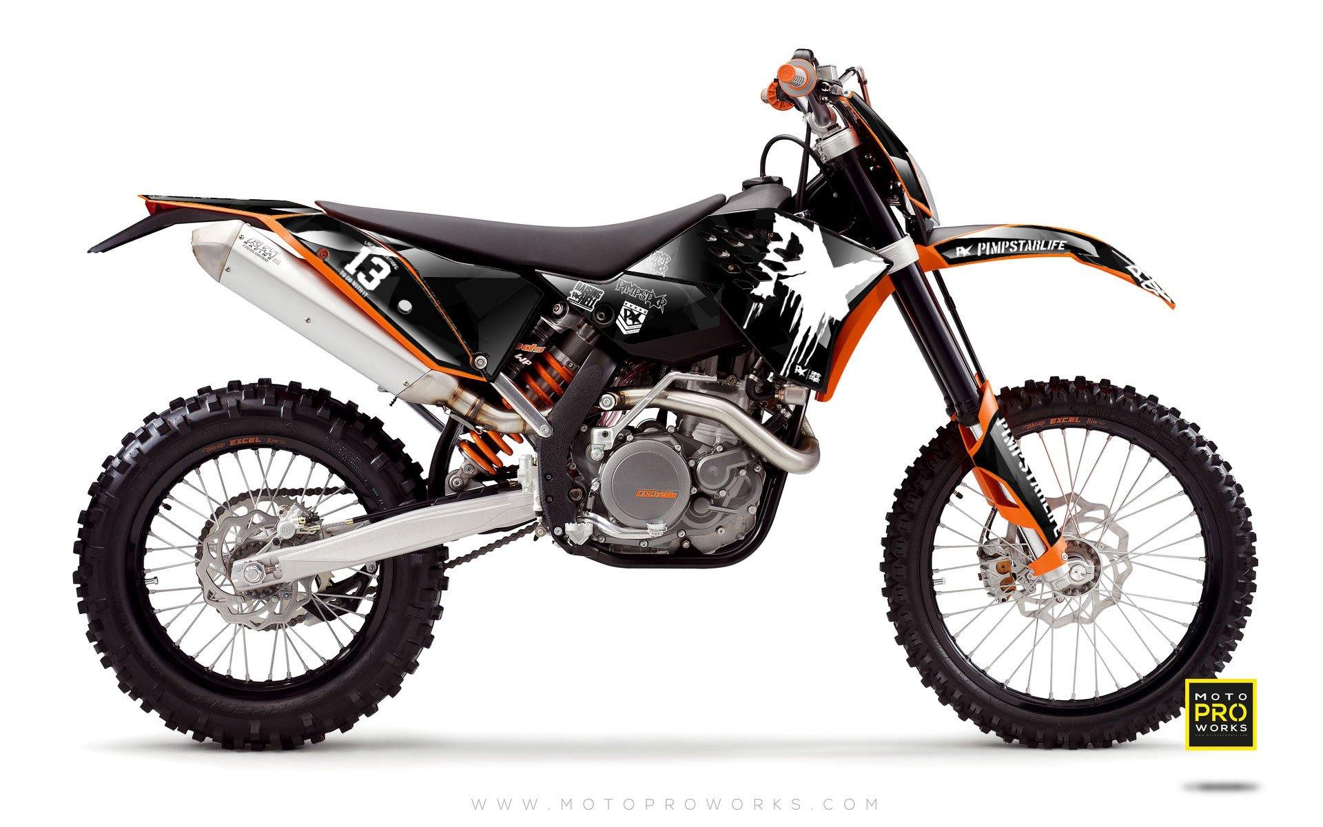 KTM GRAPHIC KIT - "M90" (black) - MotoProWorks | Decals and Bike Graphic kit