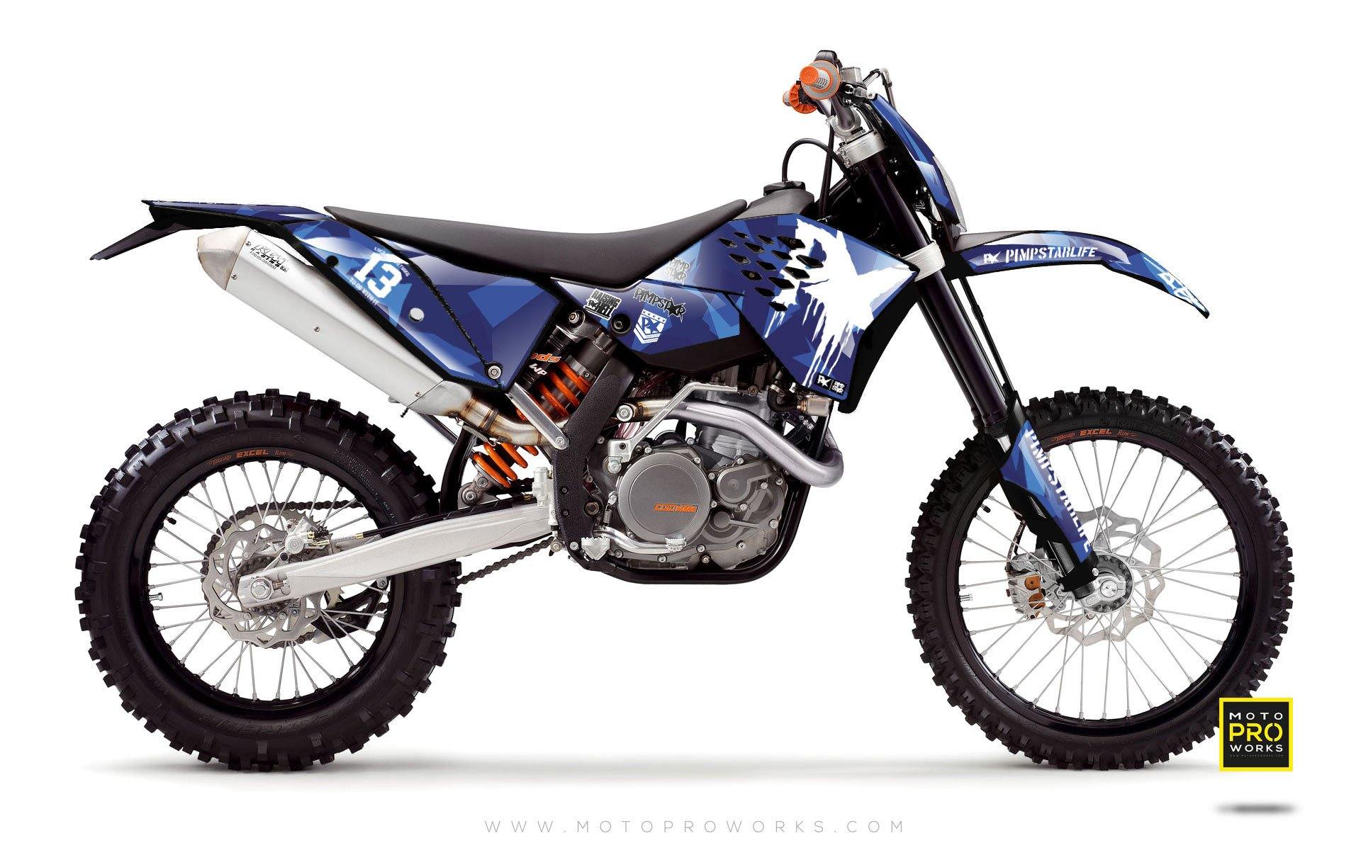 KTM GRAPHIC KIT - "M90" (blue) - MotoProWorks | Decals and Bike Graphic kit