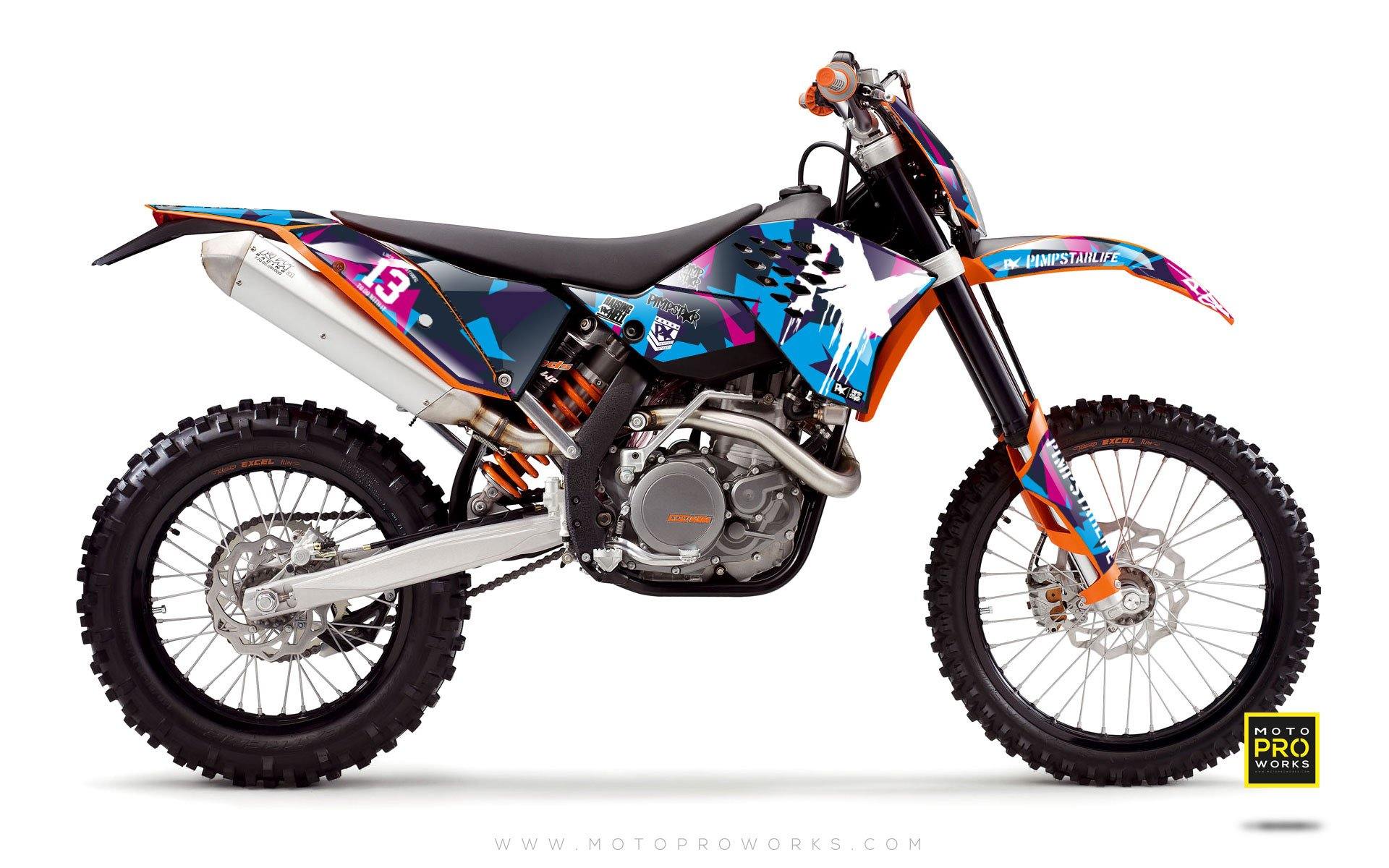 KTM GRAPHIC KIT - "M90" (candy) - MotoProWorks | Decals and Bike Graphic kit