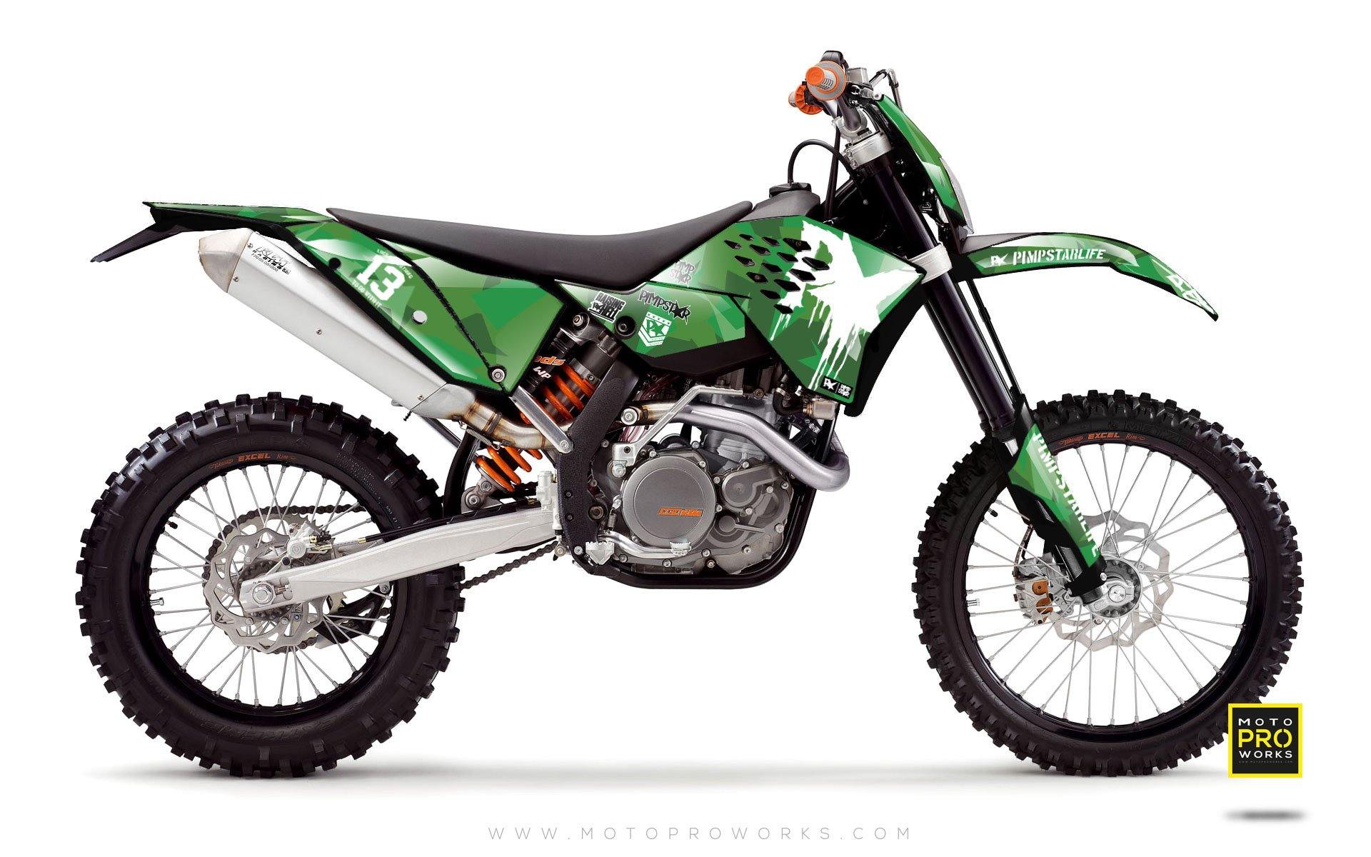 KTM GRAPHIC KIT - "M90" (green) - MotoProWorks | Decals and Bike Graphic kit