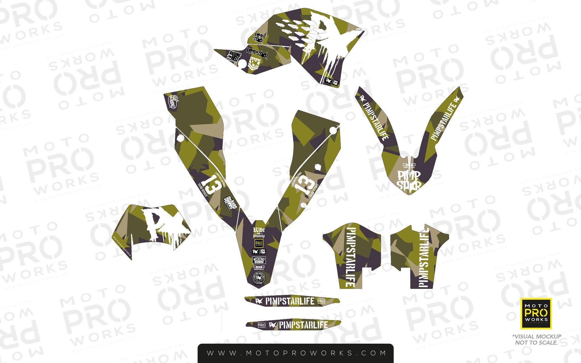 KTM GRAPHIC KIT - "M90" (m90) - MotoProWorks | Decals and Bike Graphic kit