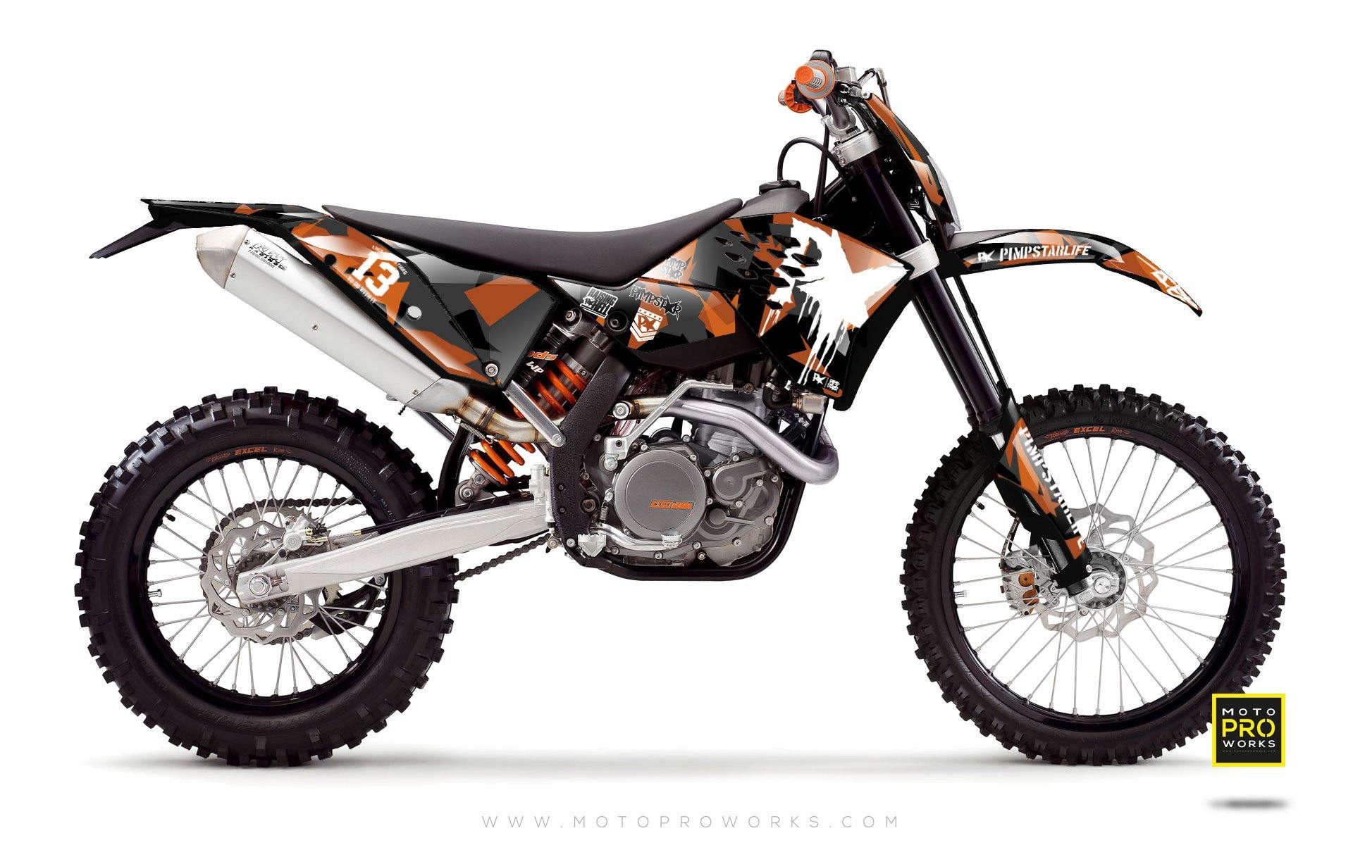 KTM GRAPHIC KIT - "M90" (orange) - MotoProWorks | Decals and Bike Graphic kit