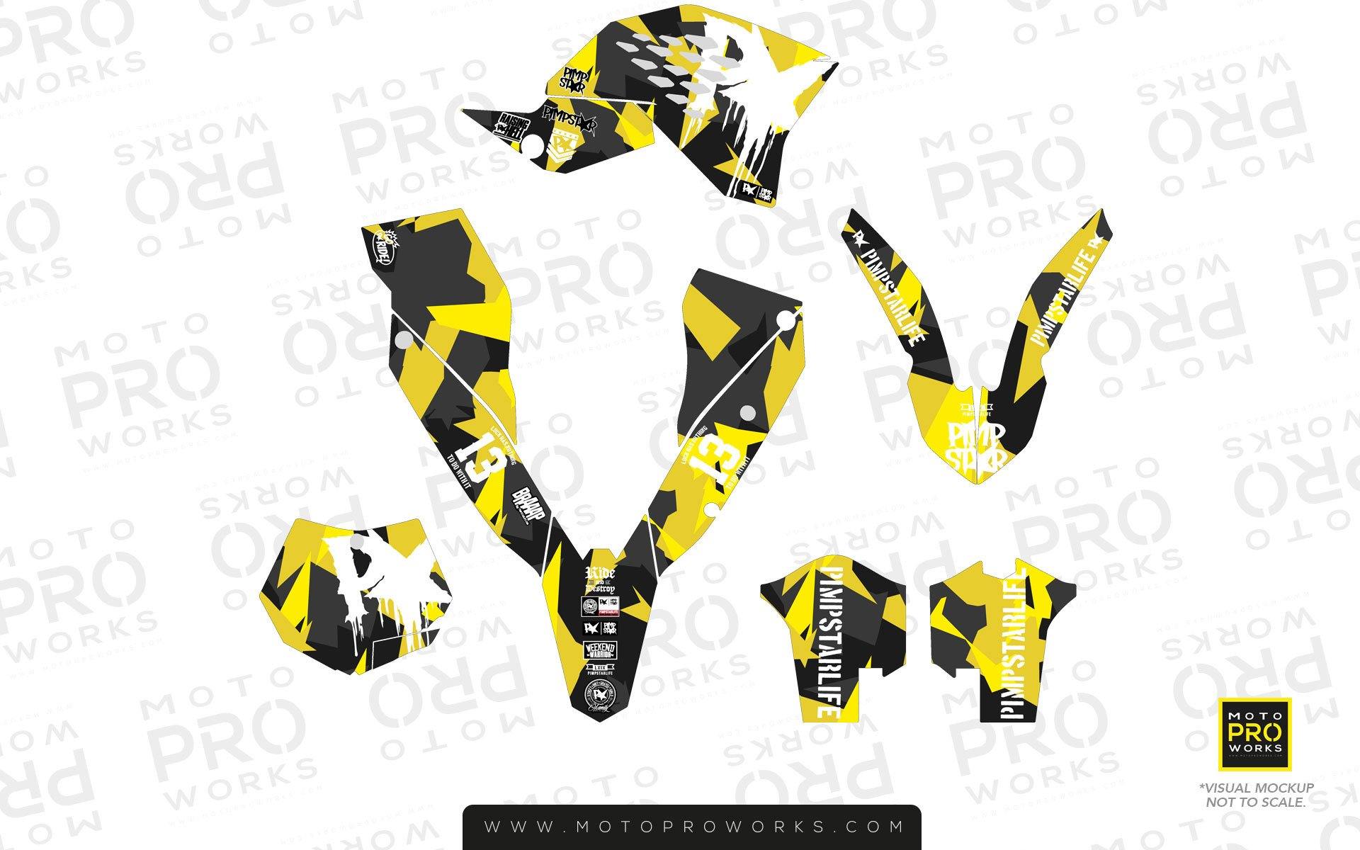 KTM GRAPHIC KIT - "M90" (wasp) - MotoProWorks | Decals and Bike Graphic kit