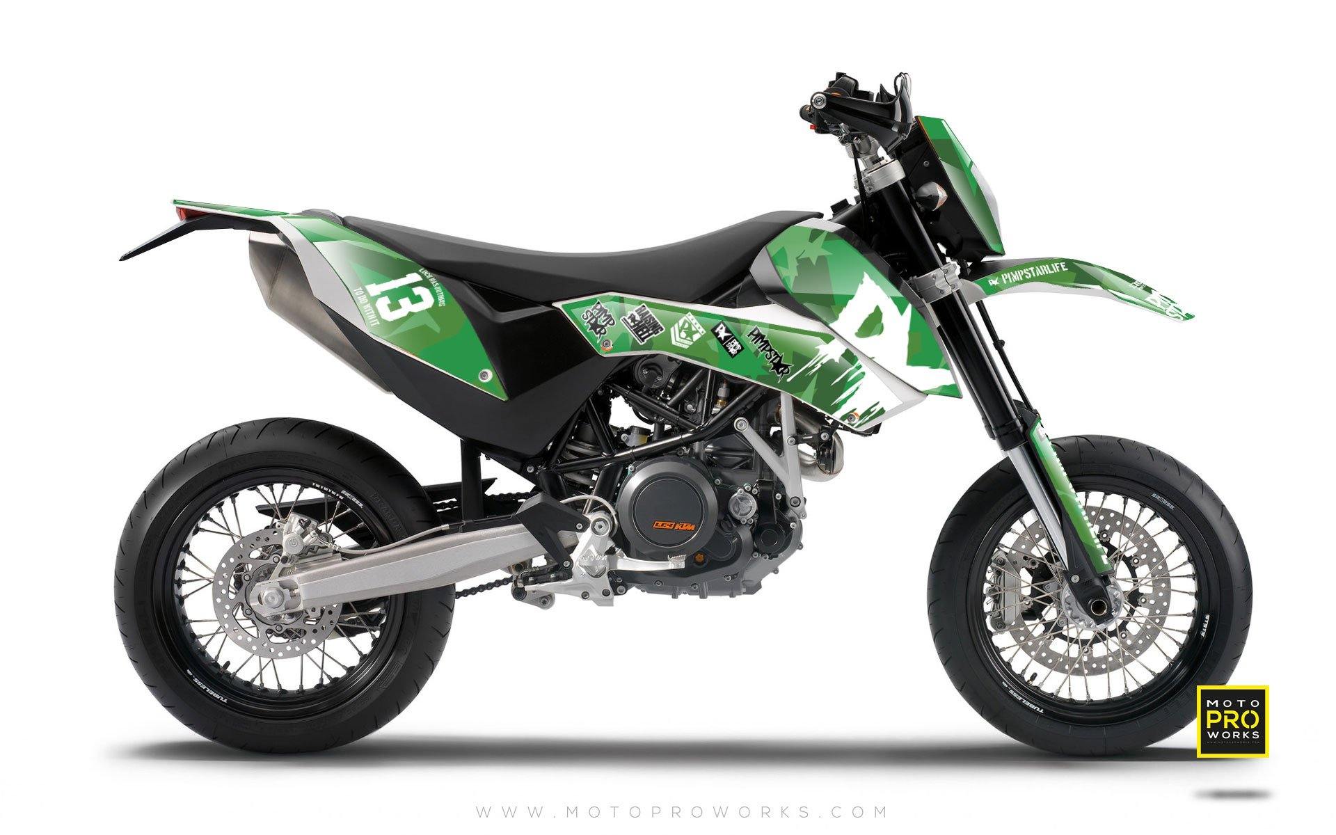 KTM GRAPHIC KIT - "M90" (green) - MotoProWorks | Decals and Bike Graphic kit