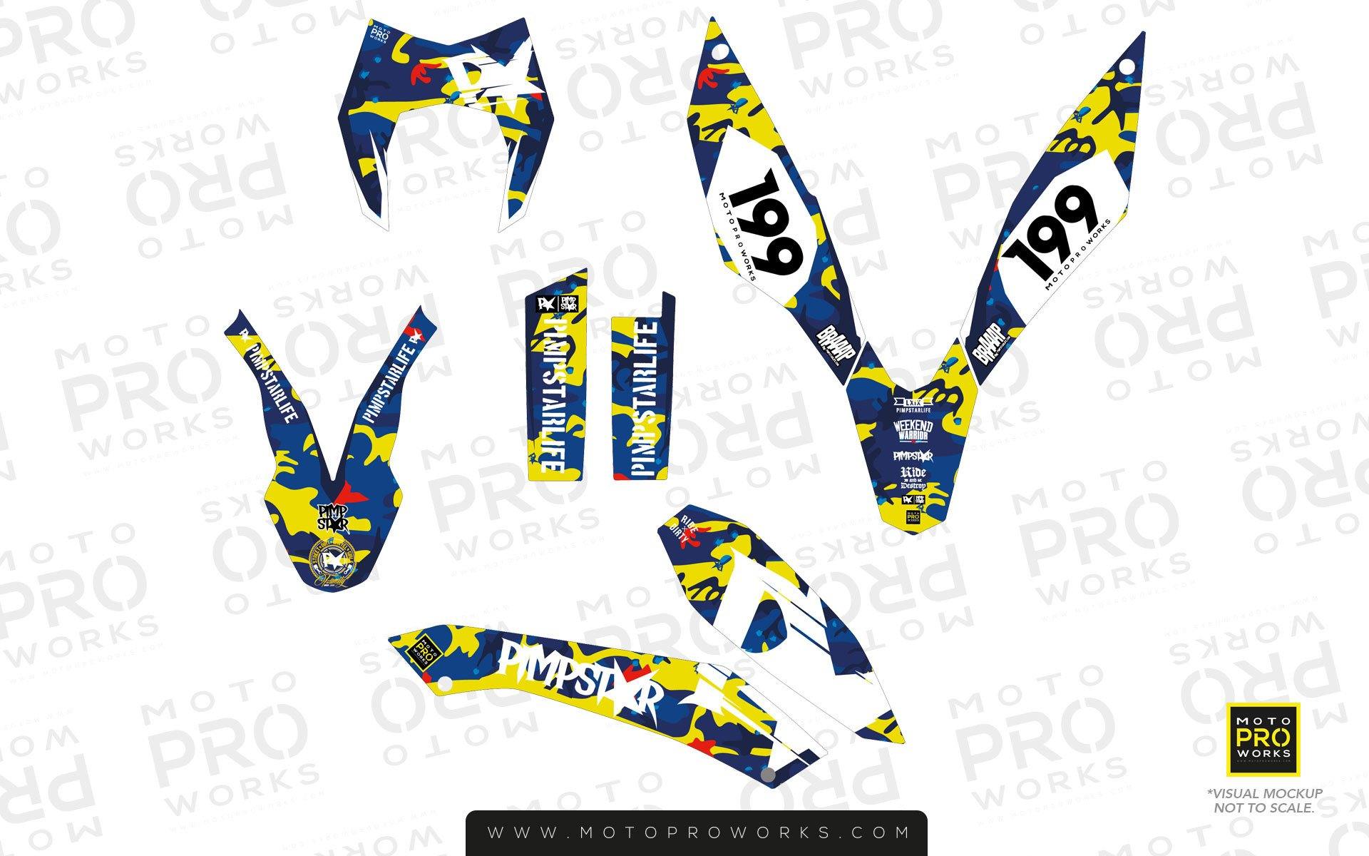 KTM GRAPHIC KIT - "WILDCAMO" (jimmie) - MotoProWorks | Decals and Bike Graphic kit