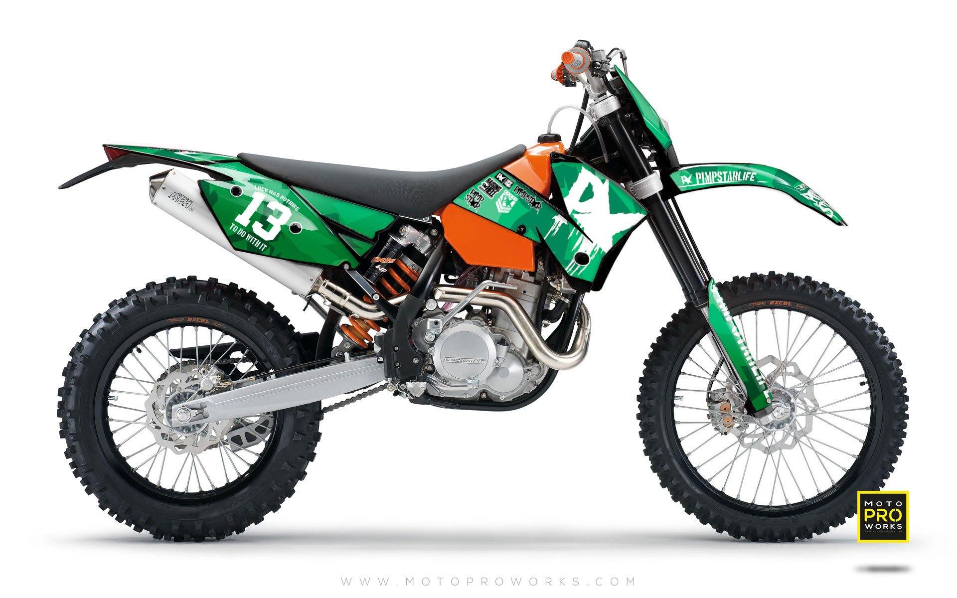KTM GRAPHIC KIT - "M90" (green) - MotoProWorks | Decals and Bike Graphic kit