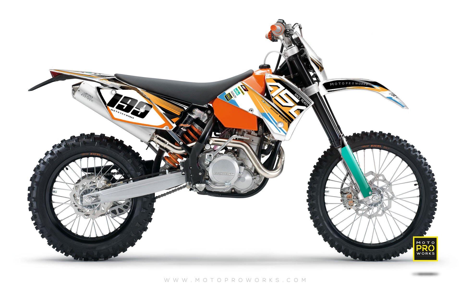 KTM GRAPHIC KIT - "GOFAST" (orange) - MotoProWorks | Decals and Bike Graphic kit